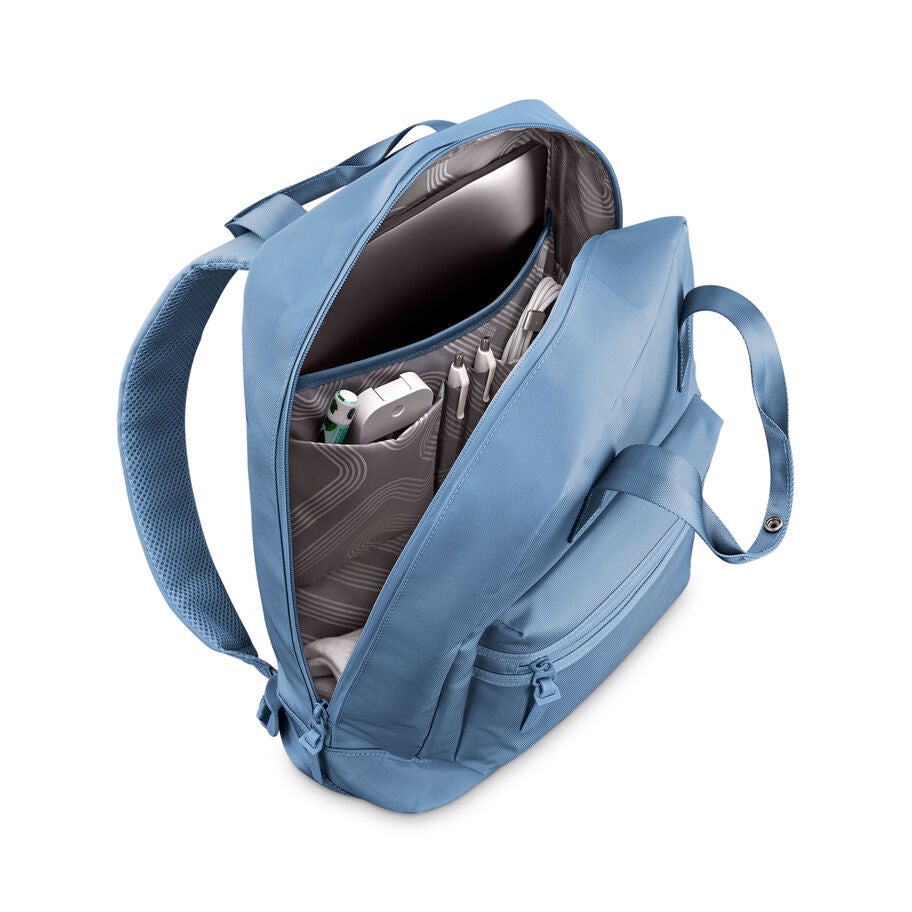 Stratum 3.0 Bale Handle Backpack in the color Elemental Blue. image number 2
