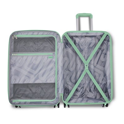 Stratum 3.0 Spinner Carry-On in the color Surreal Green.