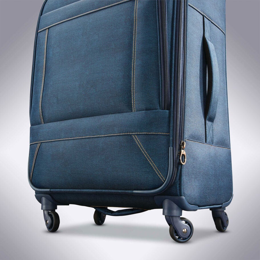 Belle Voyage Softside Carry-On in the color Blue Denim. image number 5