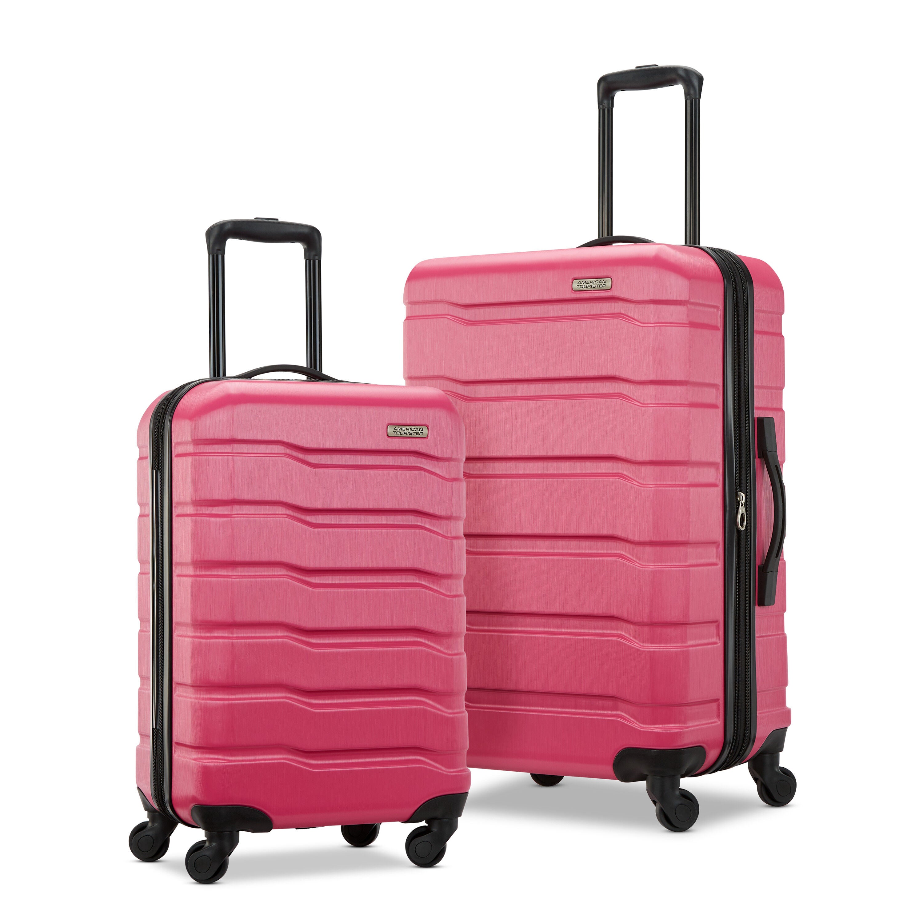 American tourister on sale pink luggage