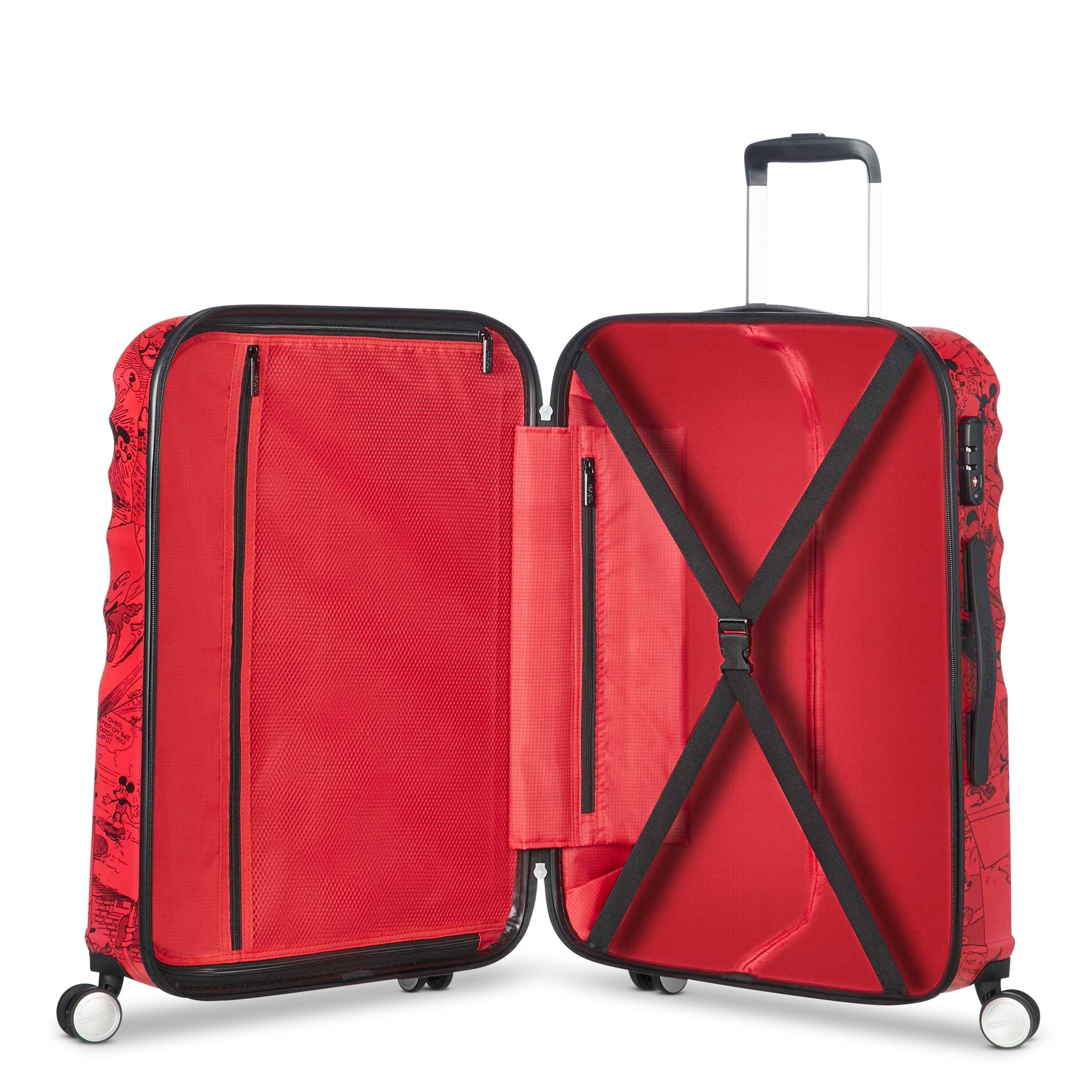 Wavebreaker Disney Large Checked Spinner Hardside Luggage American Tourister