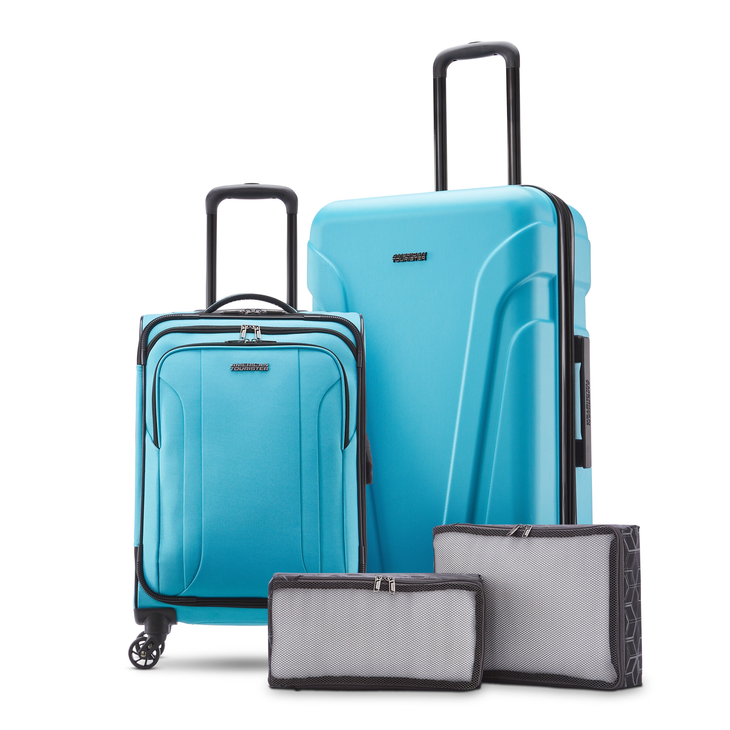 American tourister 4 sales piece softside luggage set