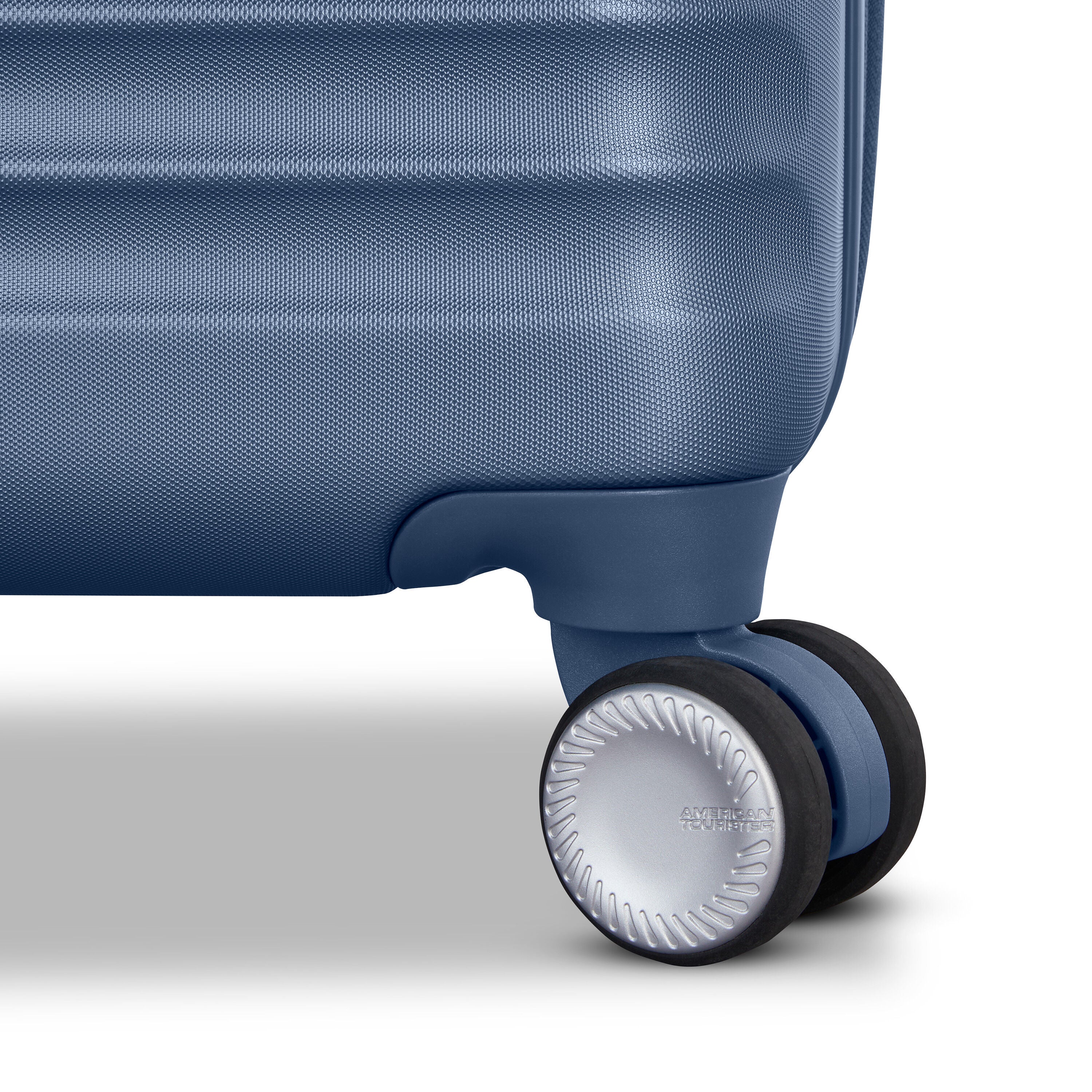 Wheel close-up showing inline wheels