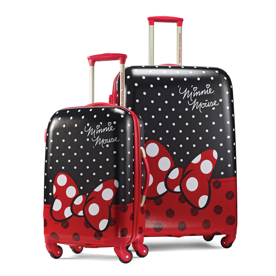 Disney Minnie Mouse Hardside 2 Piece Set in the color Minnie Mouse Red Bow. image number 0