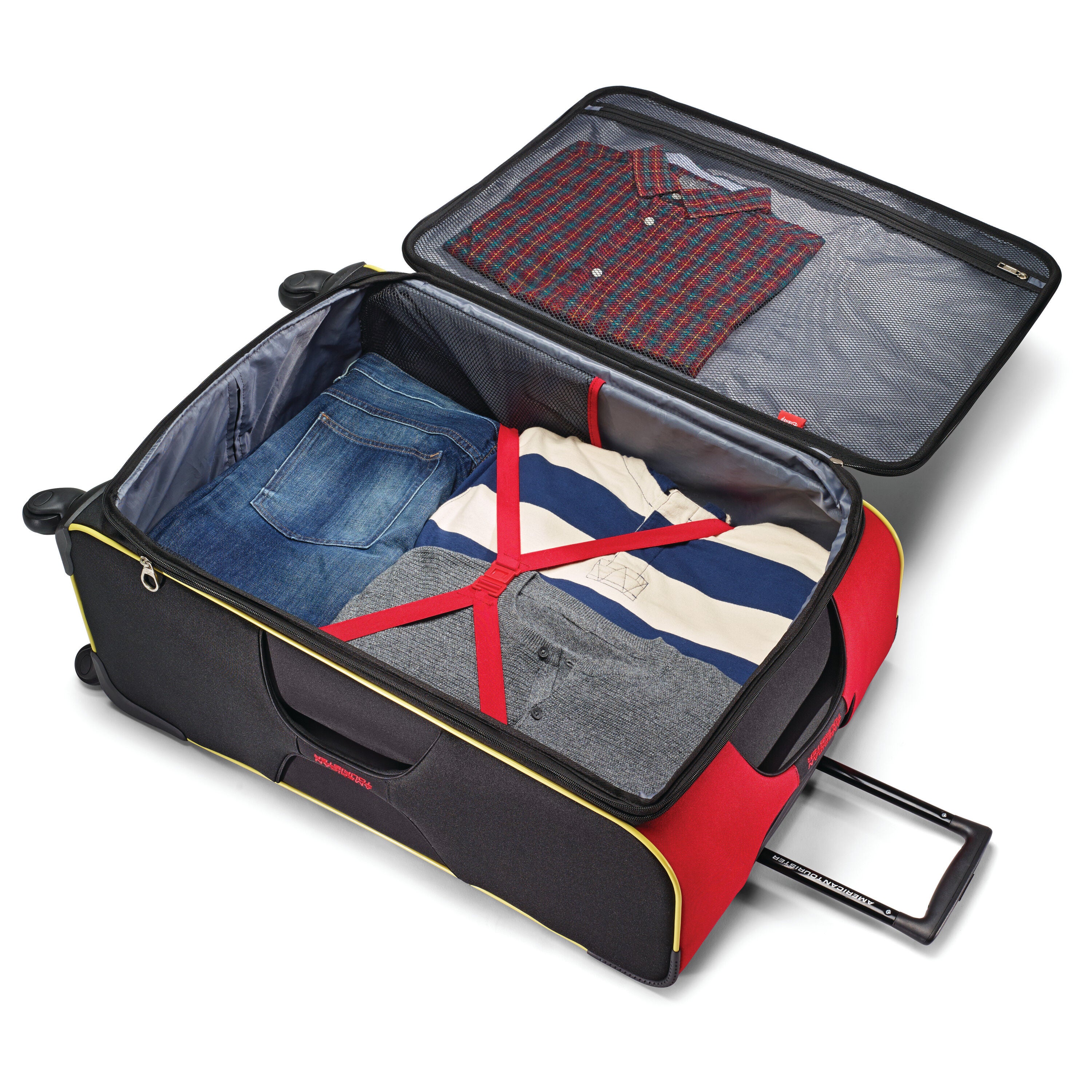 Disney Mickey Mouse 2 Piece Spinner Set Softside Luggage American Tourister