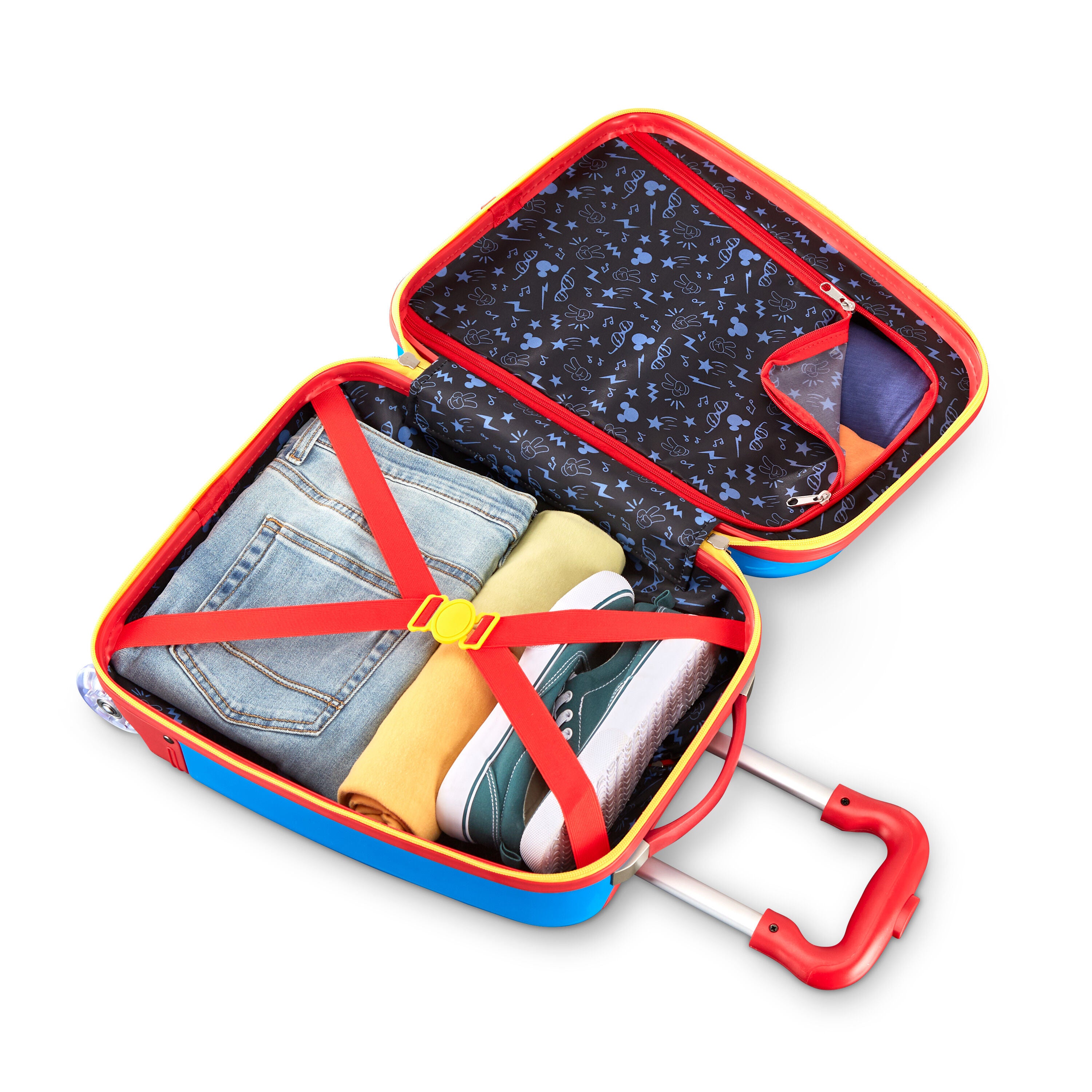 Disney Characters Kids Upright Carry On Hardside Luggage American Tourister