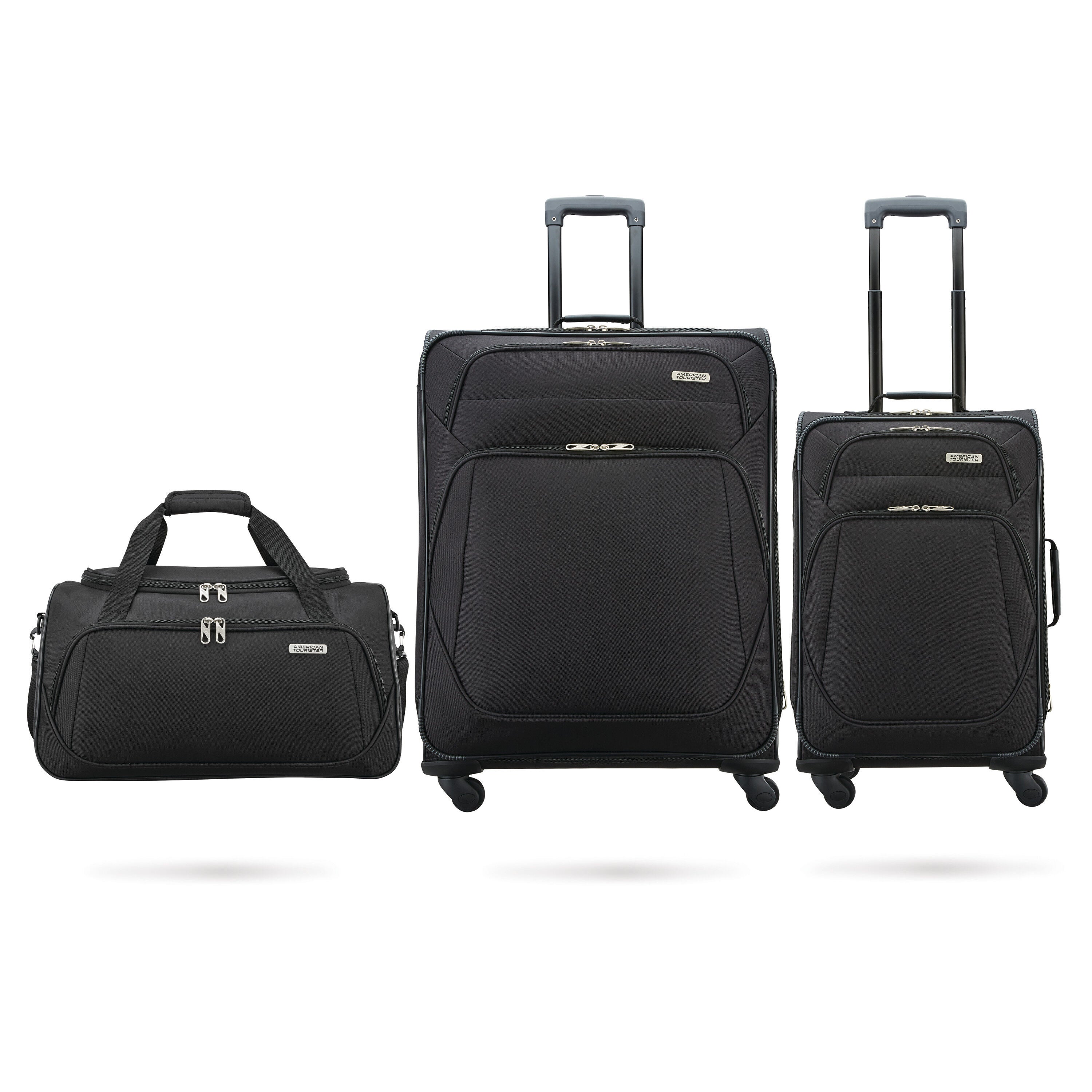 American tourister three piece set luggage online