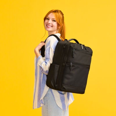 Stratum 3.0 Travel Backpack in the color Pink Blush.