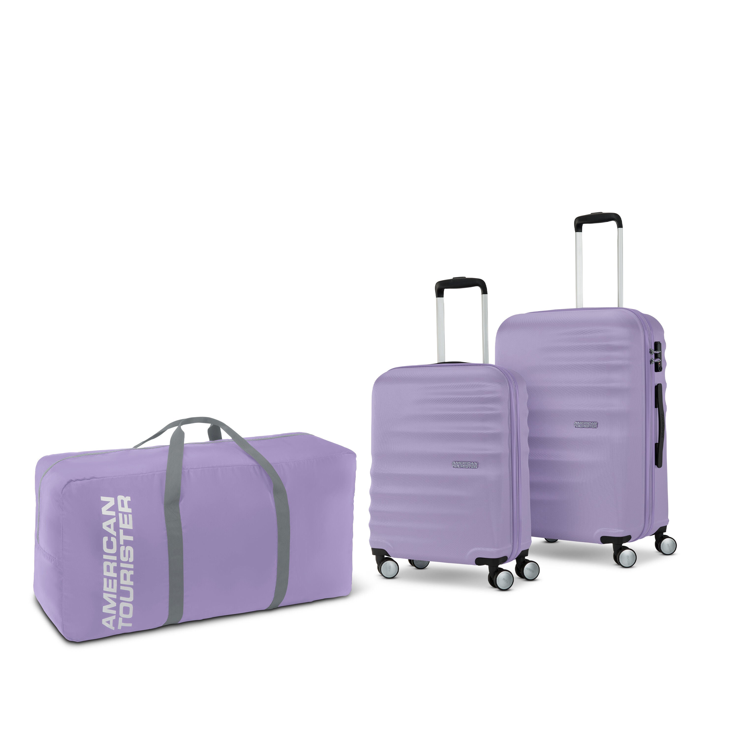 Tote A Fun Wavebreaker 3 Piece Spinner Set Hardside Lugagge American Tourister