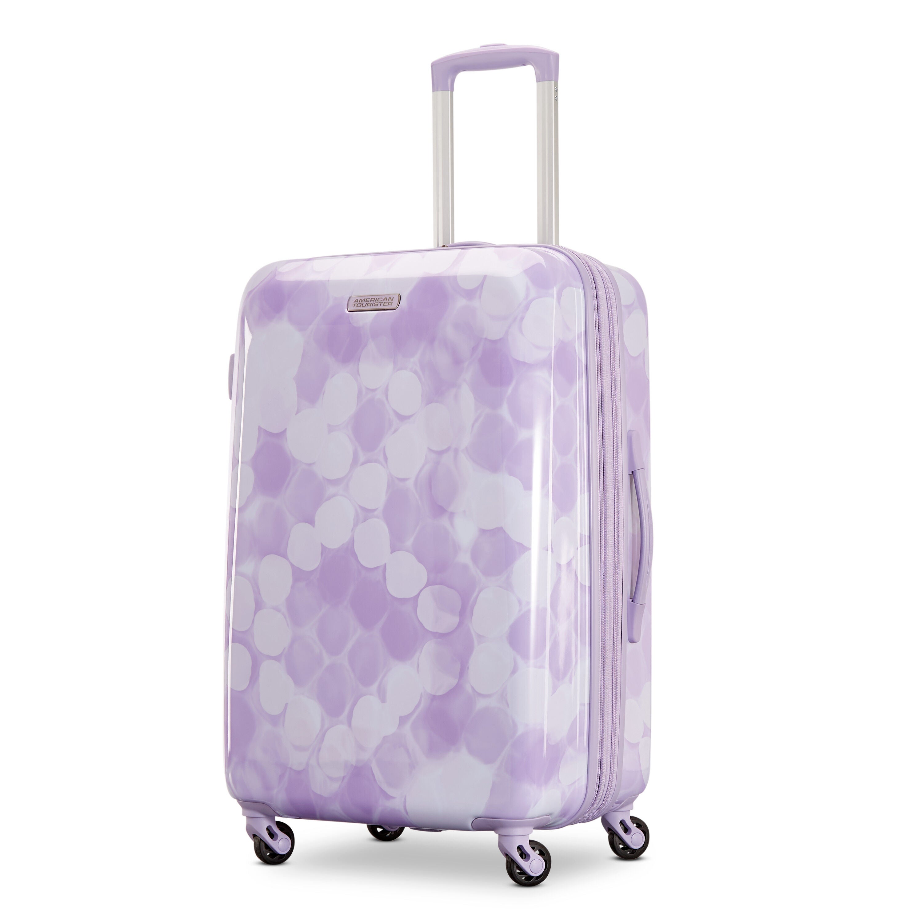 Moonlight Medium Checked Spinner Hardside Luggage American Tourister