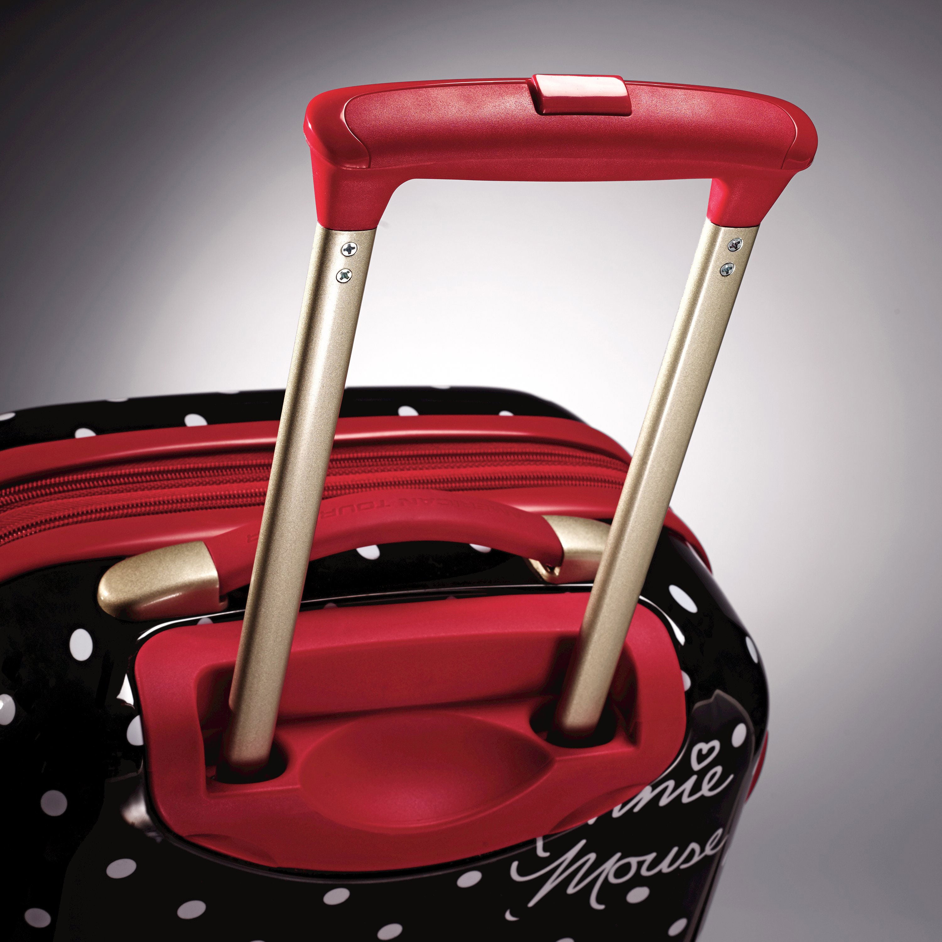 Disney Minnie Mouse Bow Large Checked Spinner | Hardside Luggage