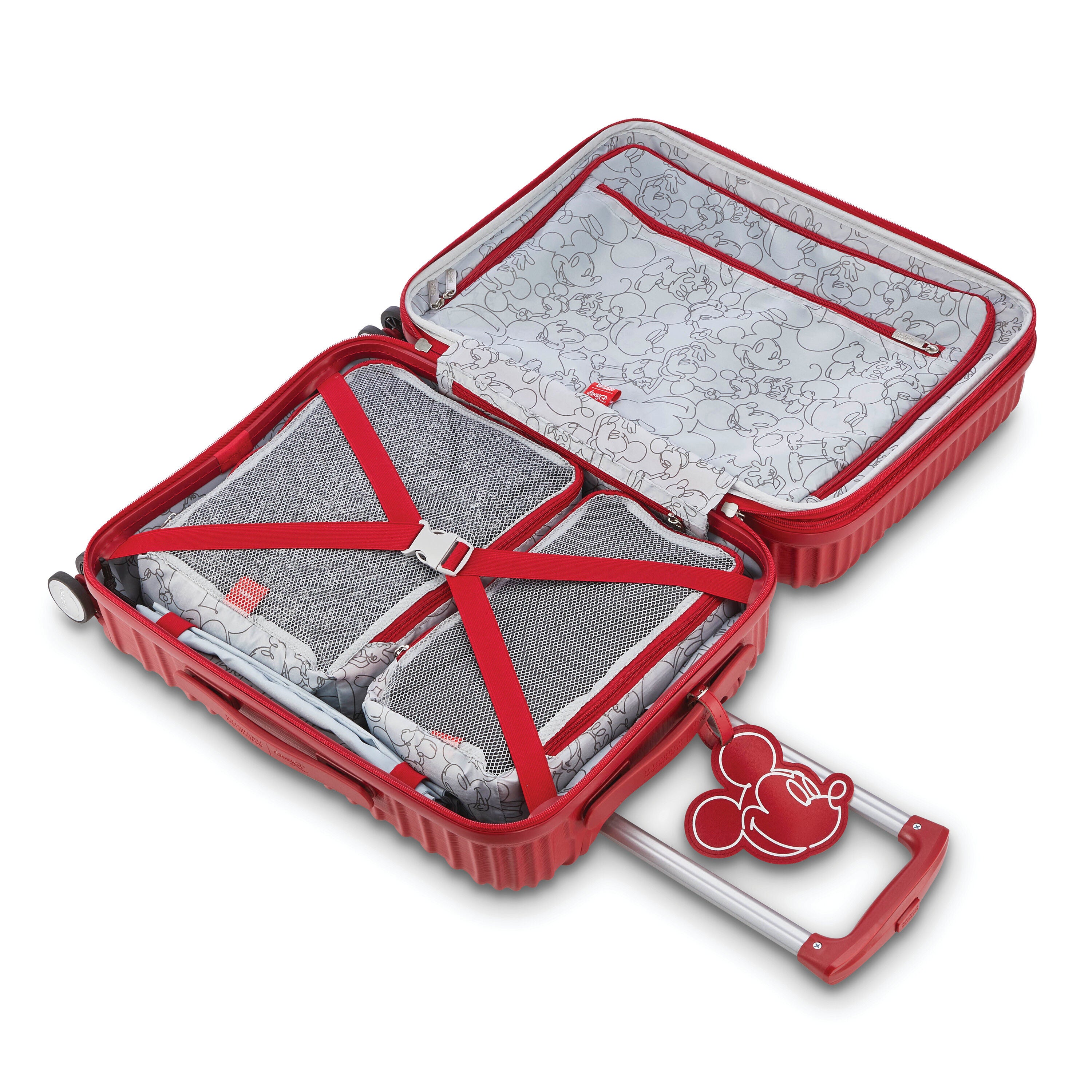 Disney 20" Spinner in the color Mickey Red.