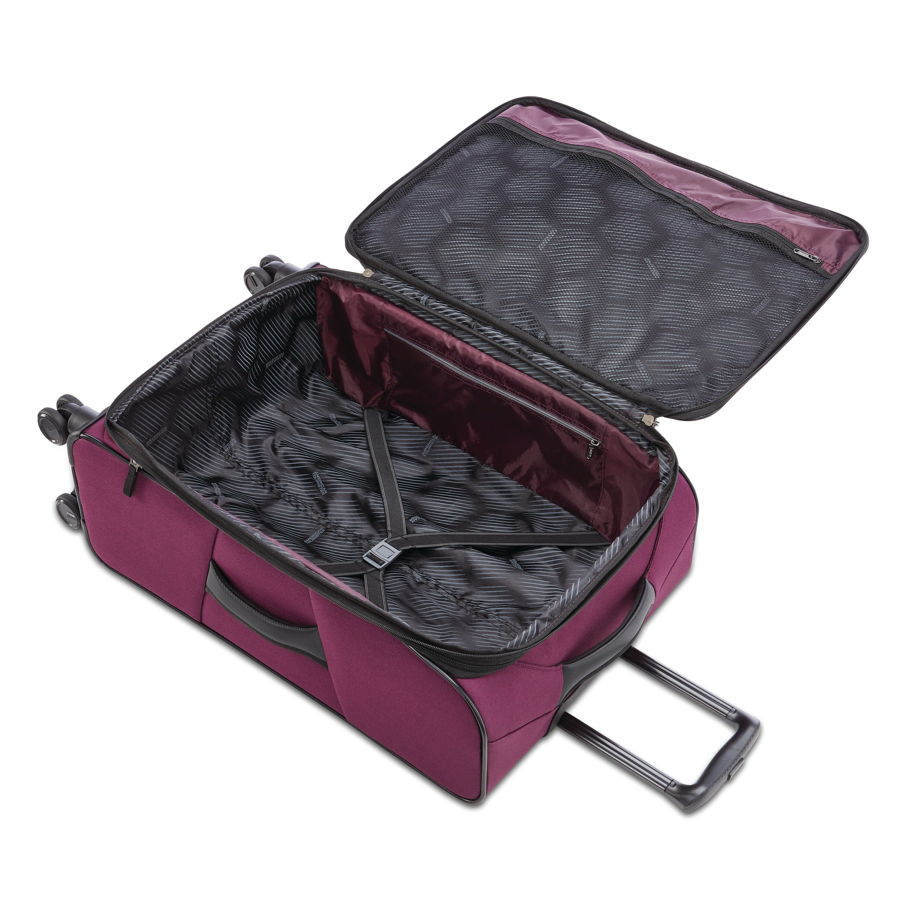 American tourister 4 kix rolling tote shop