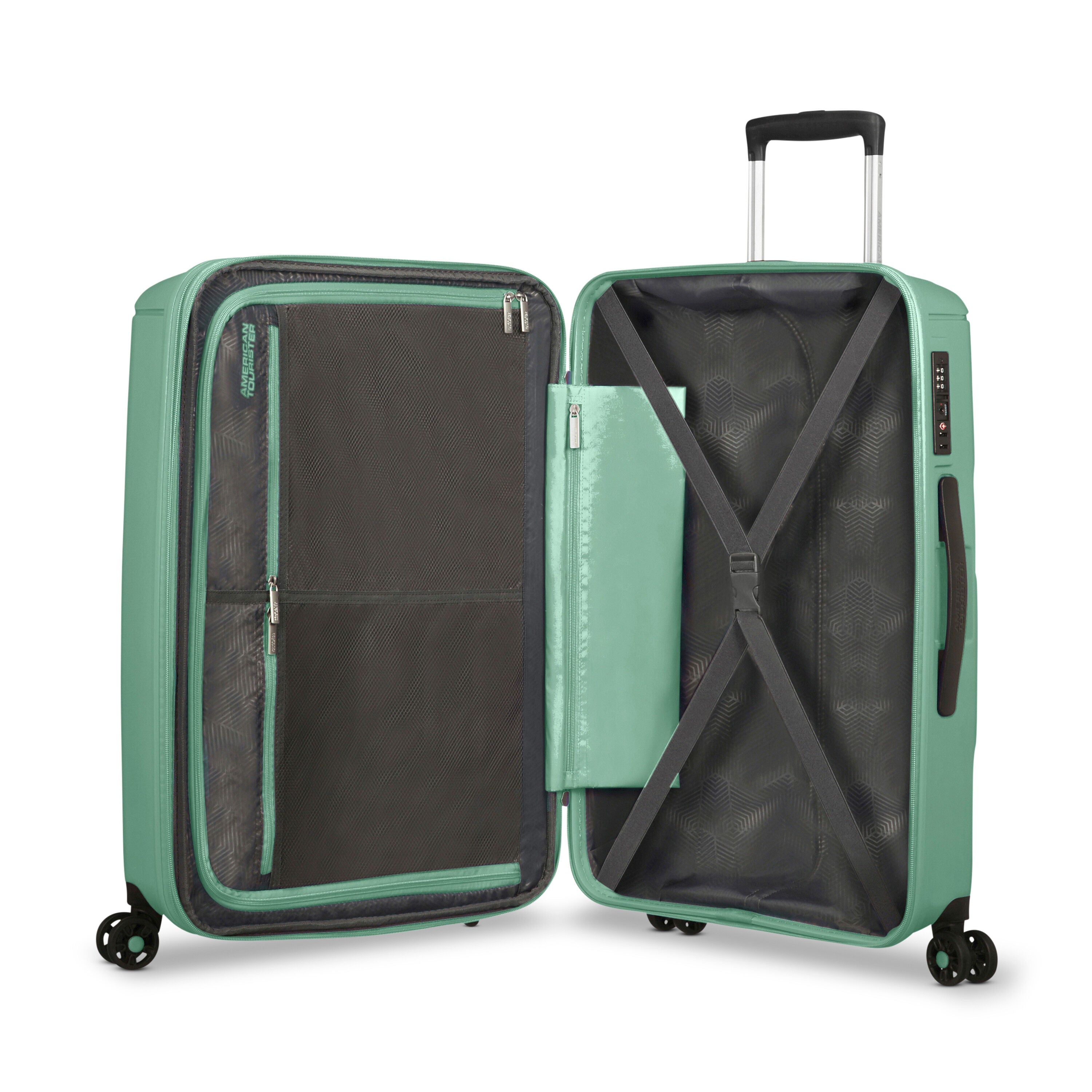 Sunside Large Checked Spinner Hardside Luggage American Tourister