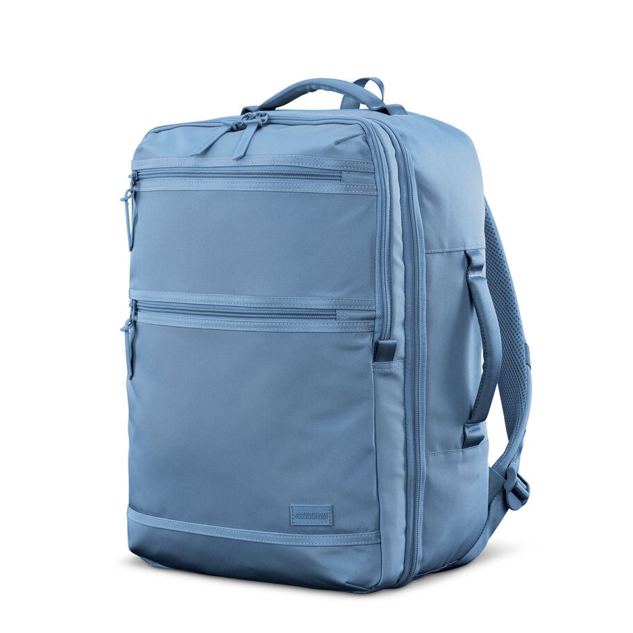 Stratum 3.0 Travel Backpack in the color Elemental Blue. image number 0