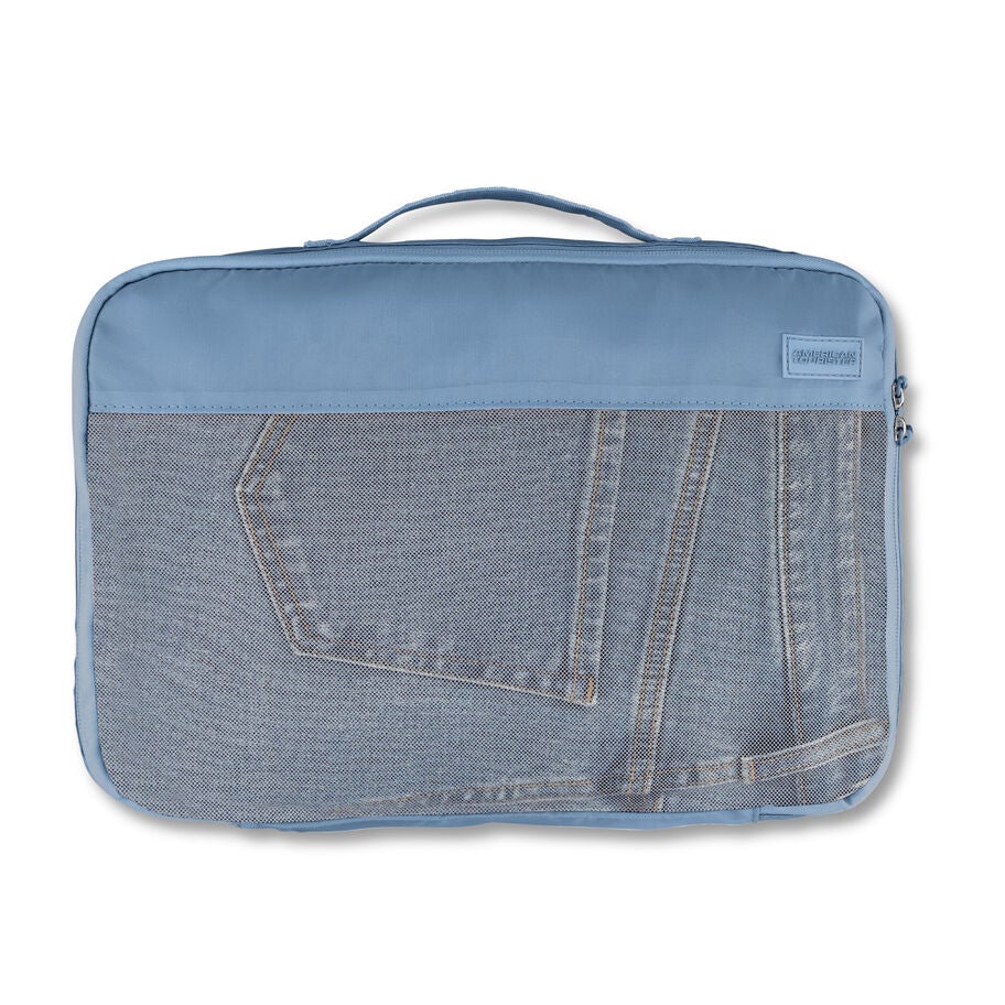 Stratum 3.0 3 Piece Packing Cubes in the color Elemental Blue. image number 5