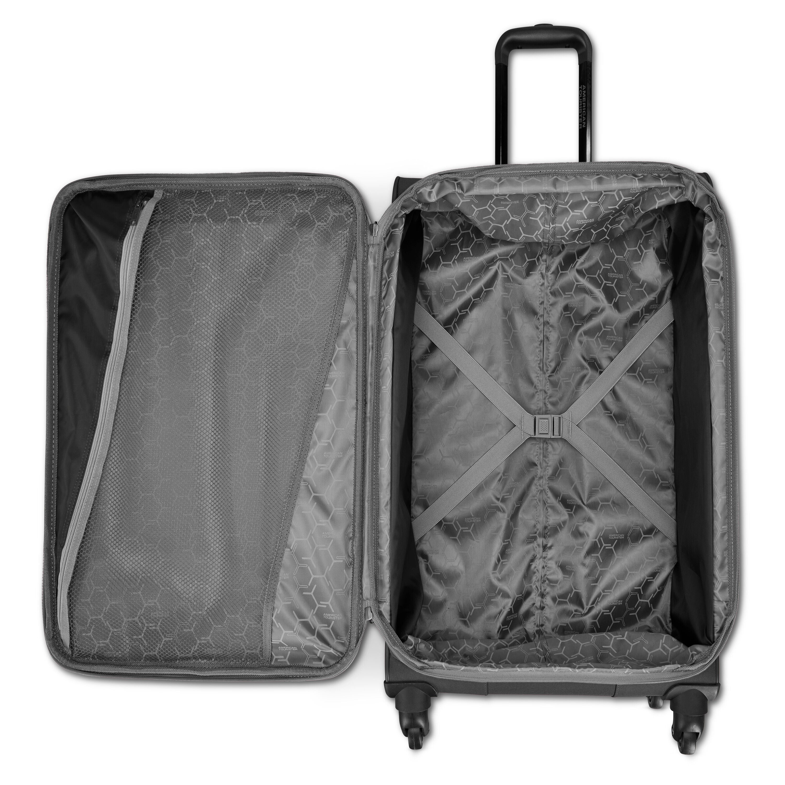 American tourister backpack with wheels store