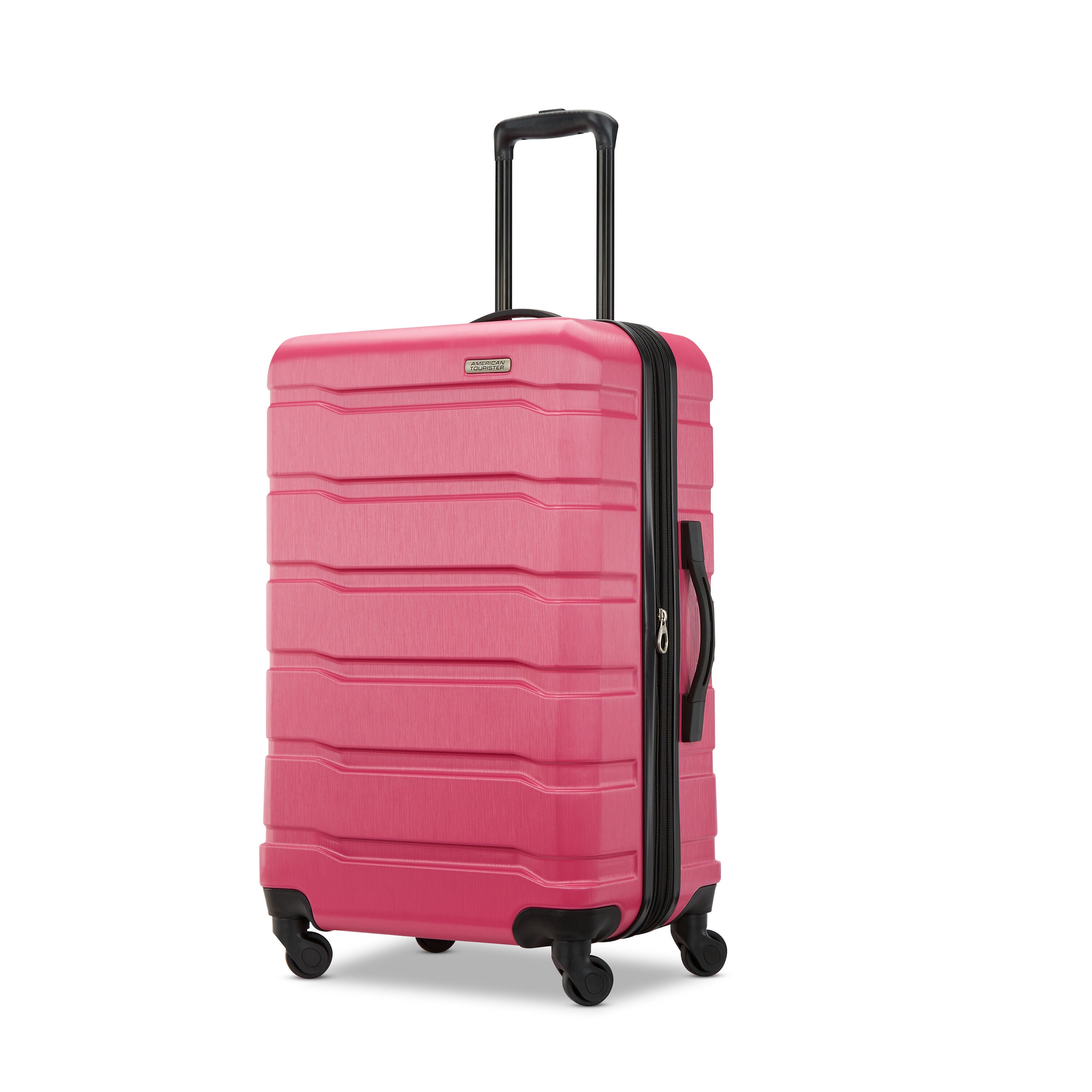 American tourister pink hard case hot sale