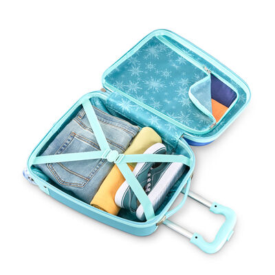 Disney Characters Kids Hardside Carry-On in the color Frozen.