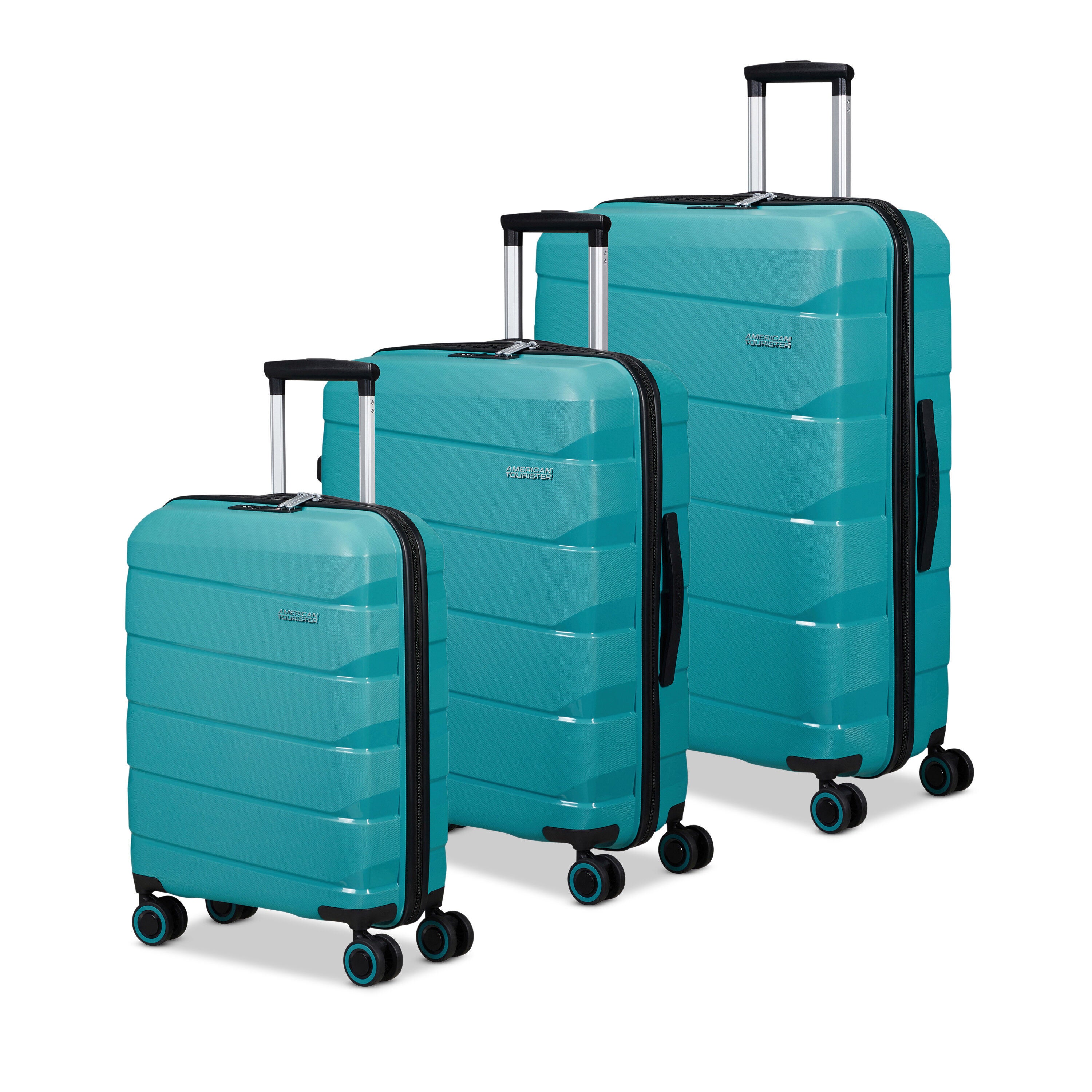 American tourister spinner luggage set clearance