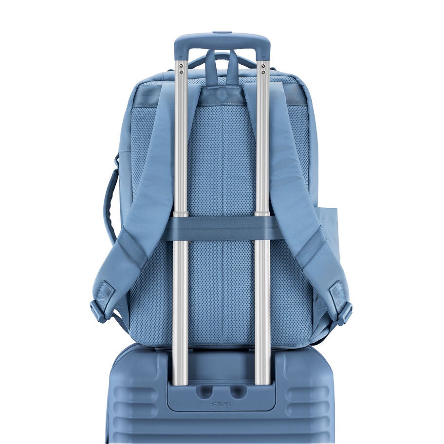 Stratum 3.0 Travel Backpack in the color Elemental Blue. image number 6