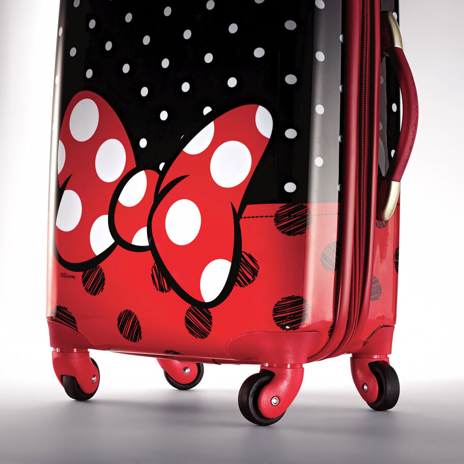 Disney Minnie Mouse 21" Hardside Spinner in the color Minnie Mouse Red Bow. image number 8