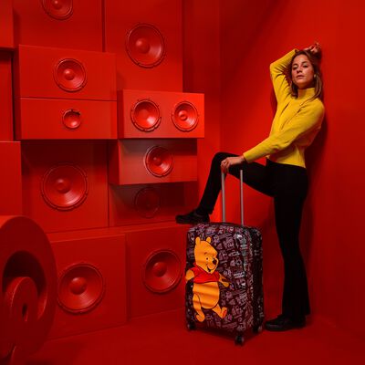 Wavebreaker Disney Large Checked Spinner Hardside Luggage