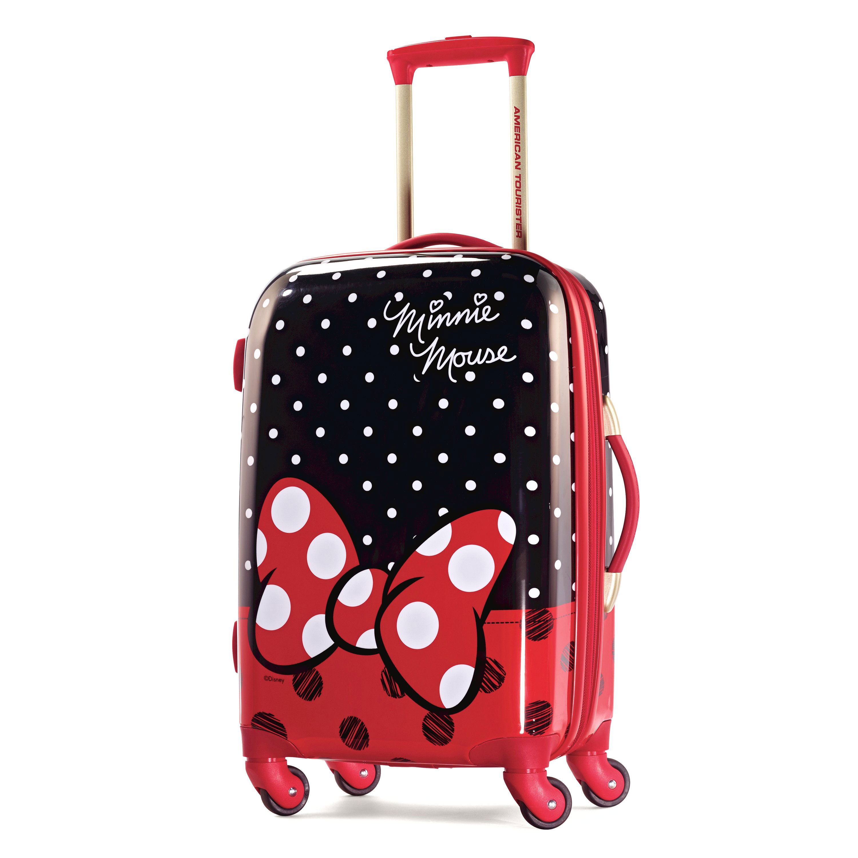 Disney Minnie Mouse Bow Carry-On Spinner Hardside Luggage