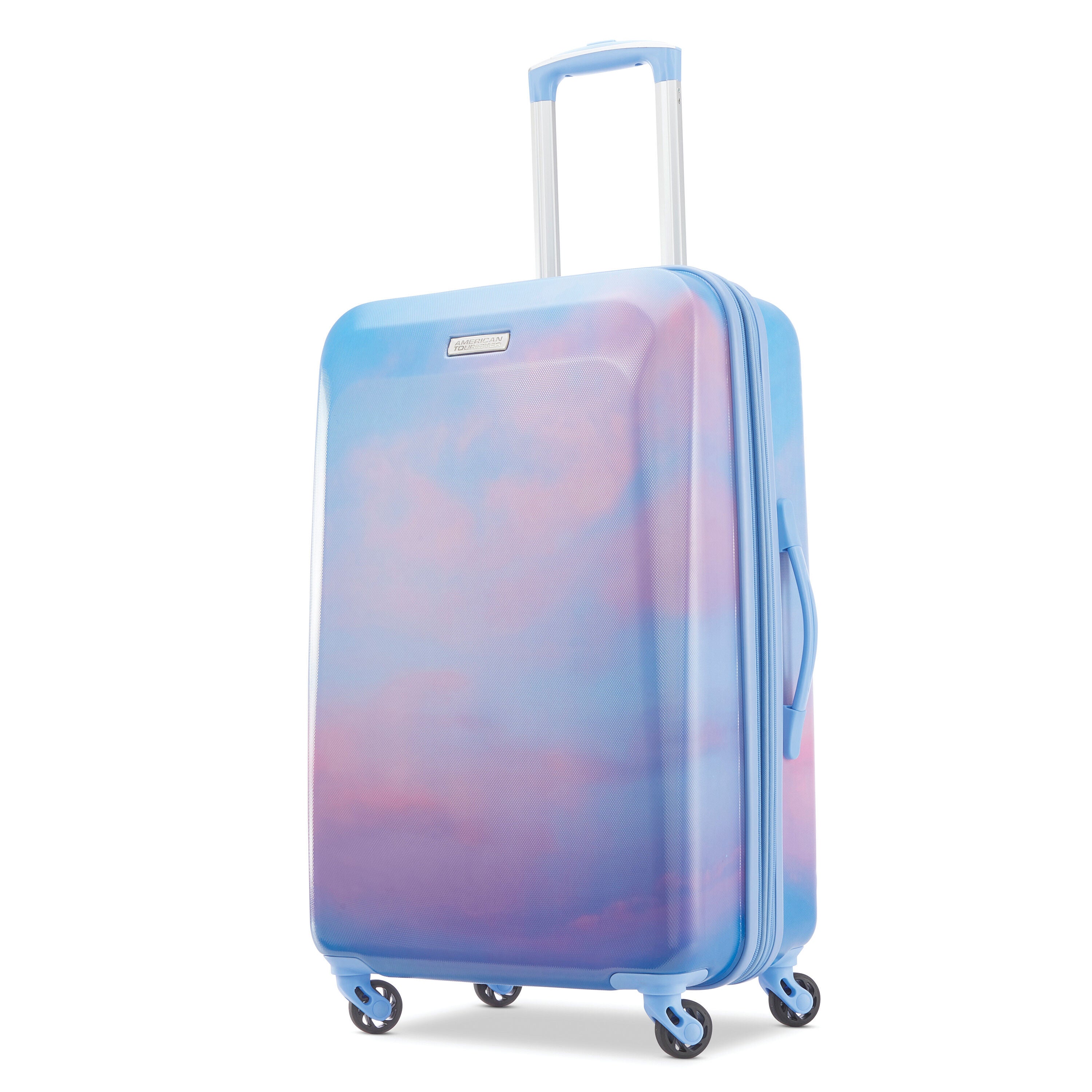 Moonlight Medium Checked Spinner Hardside Luggage American Tourister
