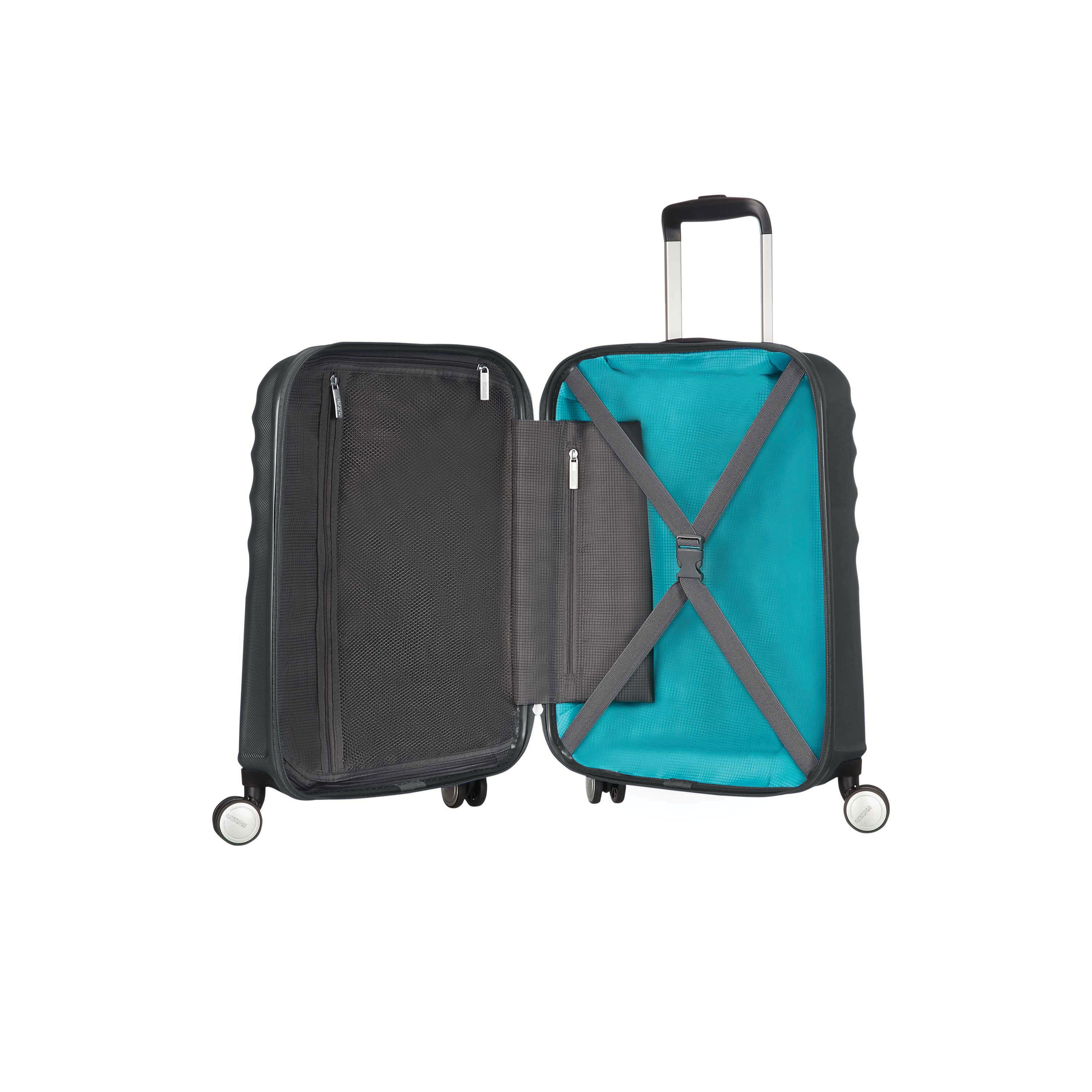 American tourister wavebreaker 2 pc set top