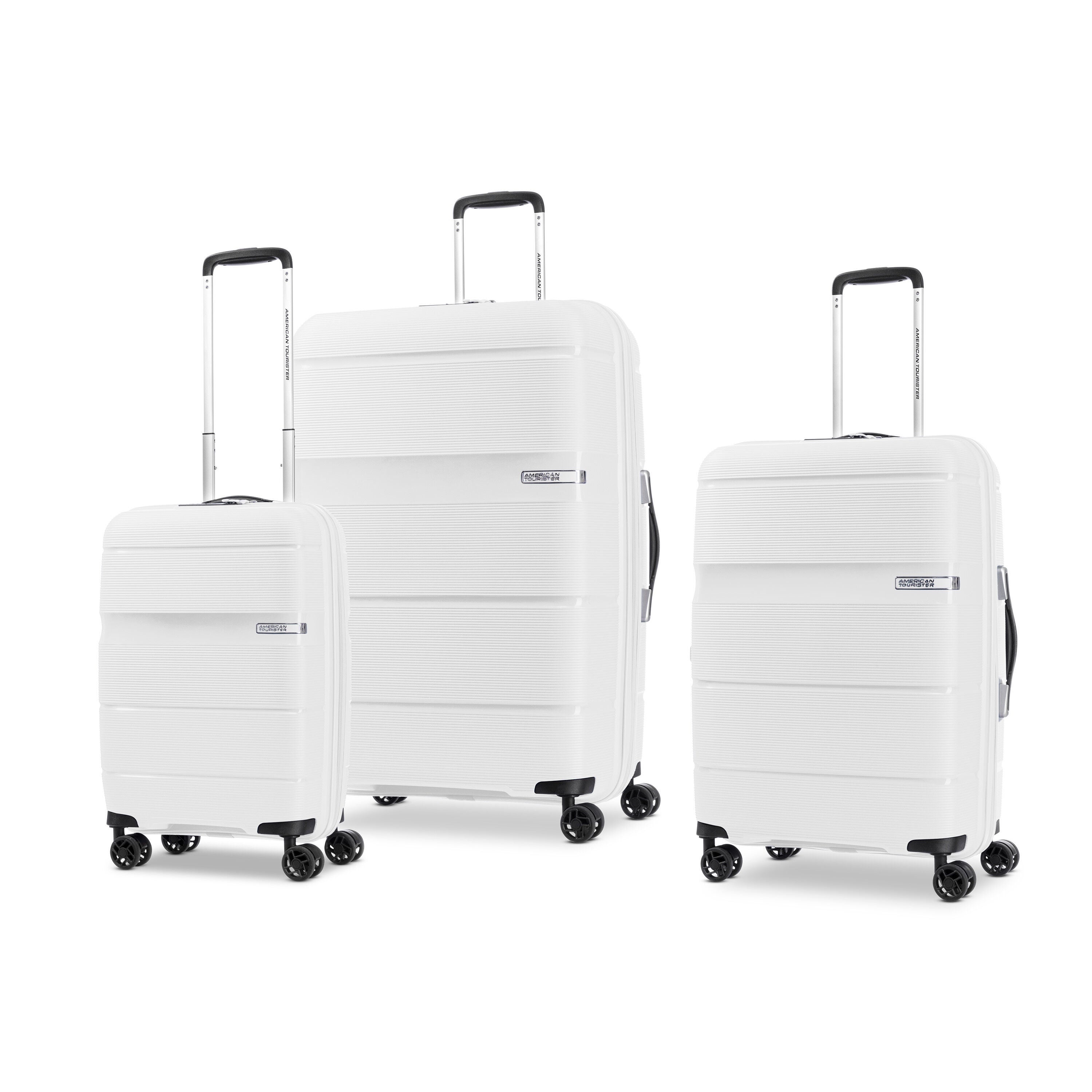 Travel in Style Sleek White Luggage American Tourister