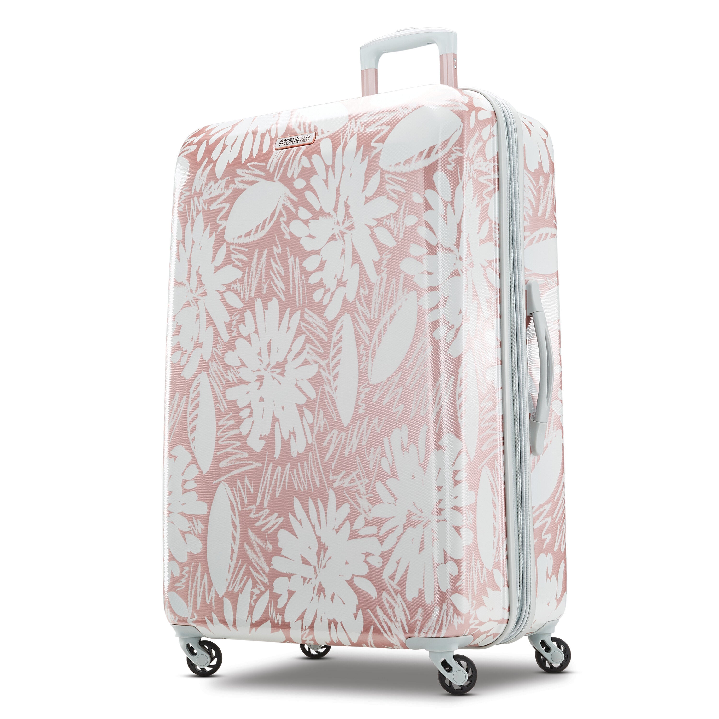 Moonlight Large Checked Spinner Hardside Luggage American Tourister