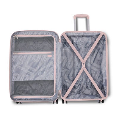 Stratum 3.0 Spinner Carry-On in the color Pink Blush.