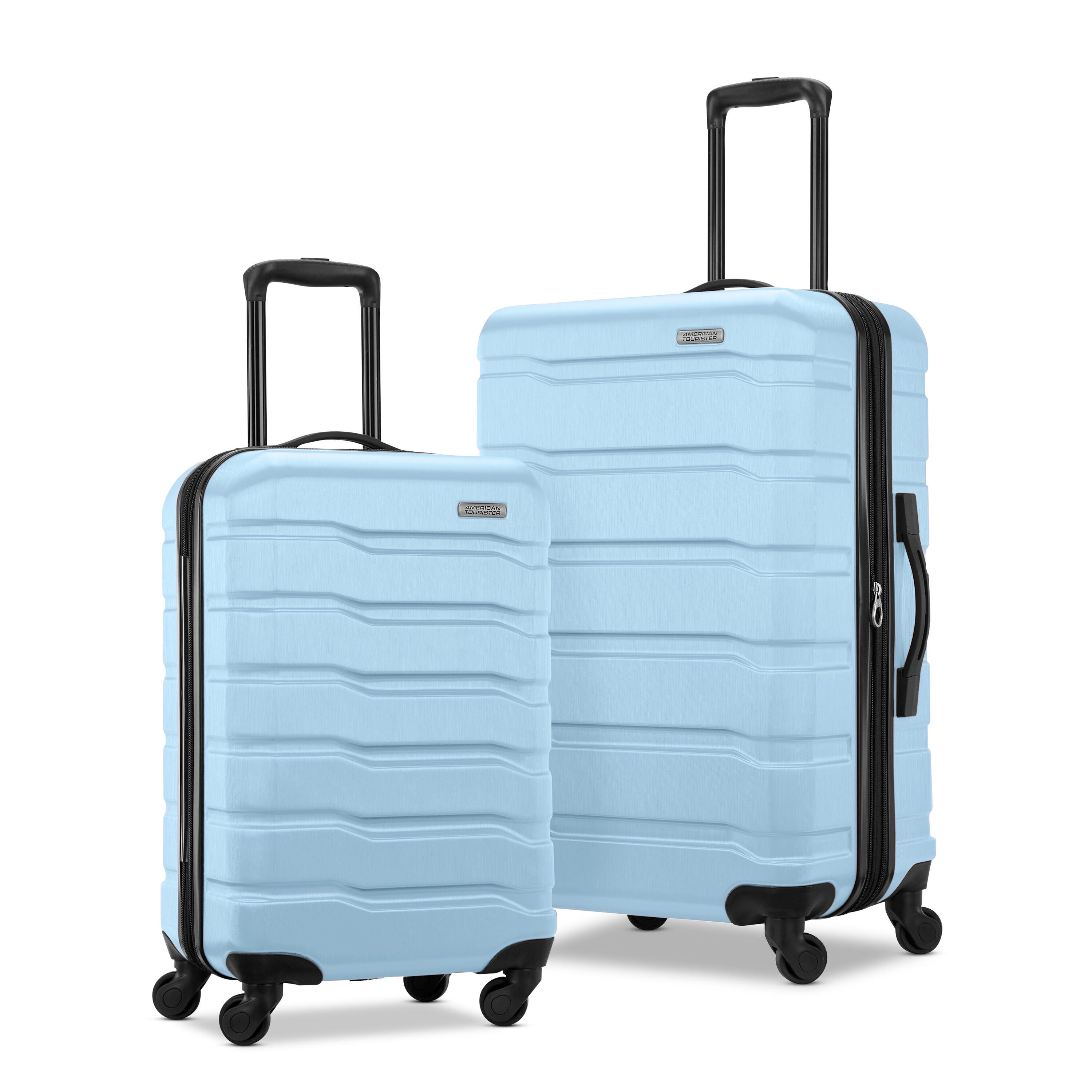 American tourister 2 piece luggage online set
