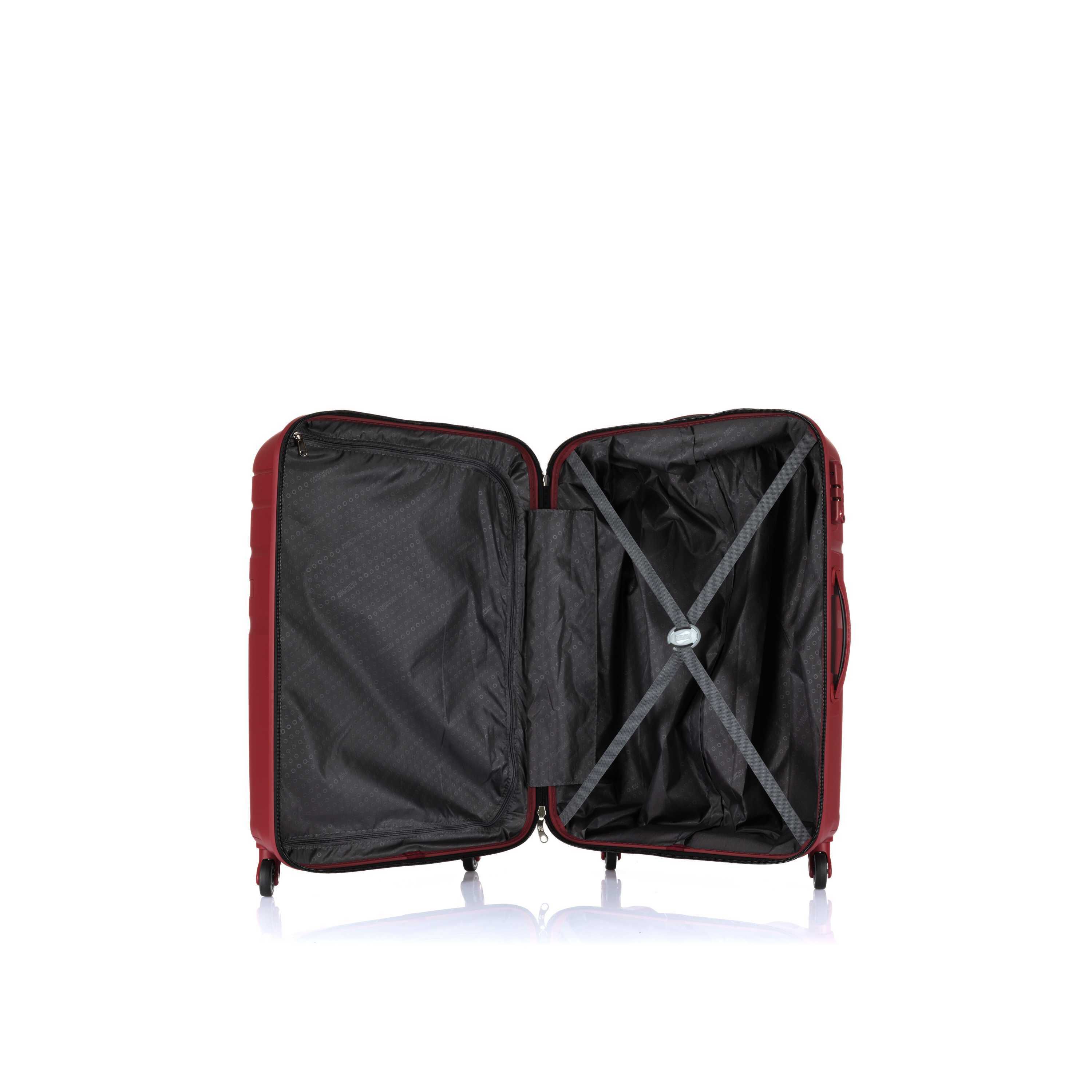 Trolley Bag Checkin 129cm 70L Baggage 67cm x 35cm x 27cm Grey