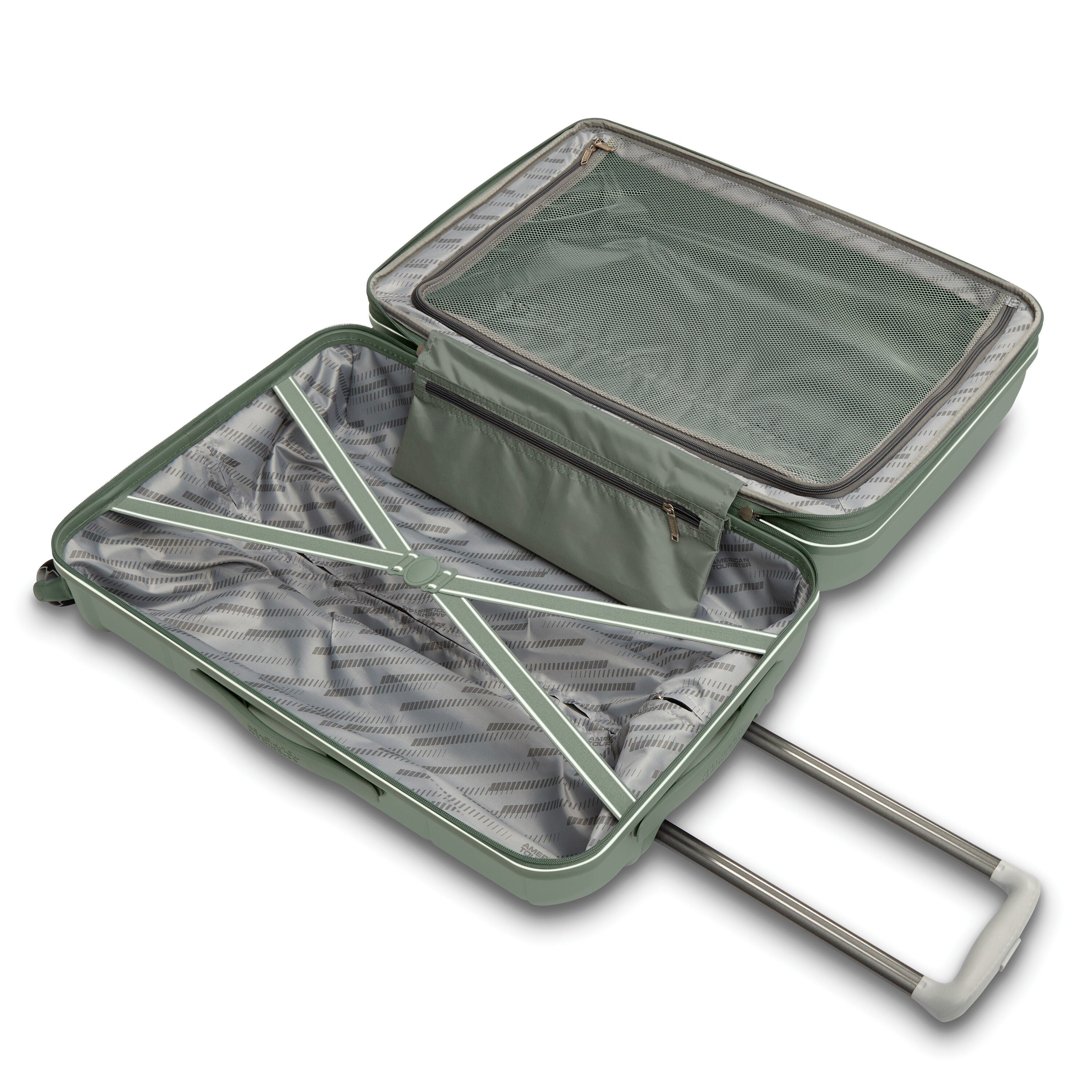 Stratum 2.0 Medium Checked Spinner Hardside Luggage American Tourister