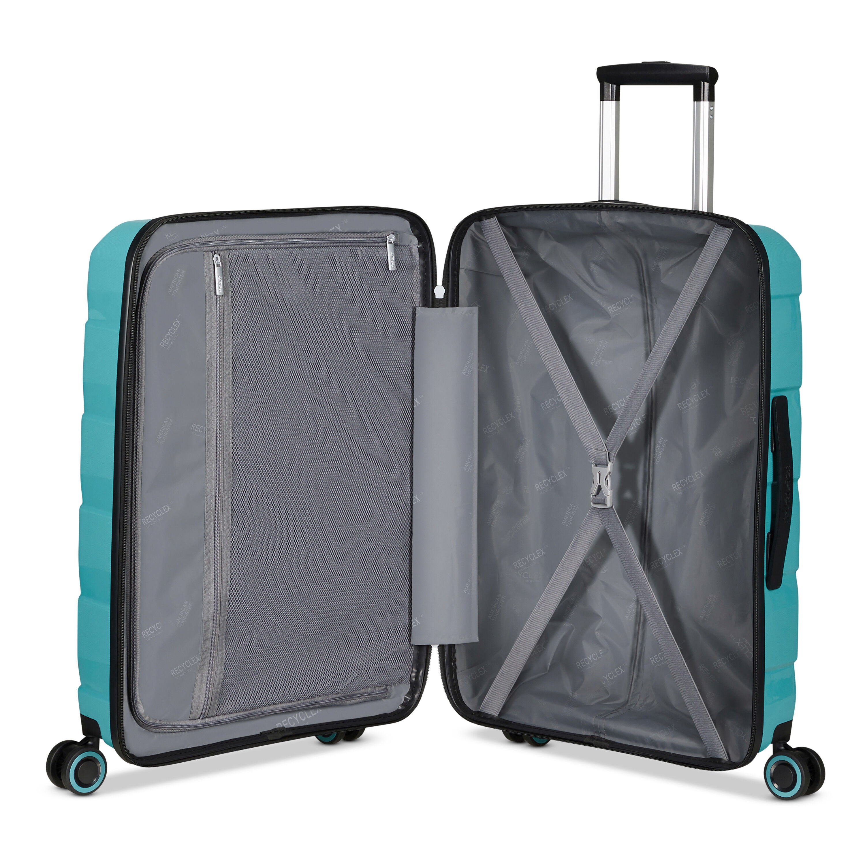Air Move Large Checked Spinner Hardside Luggage American Tourister