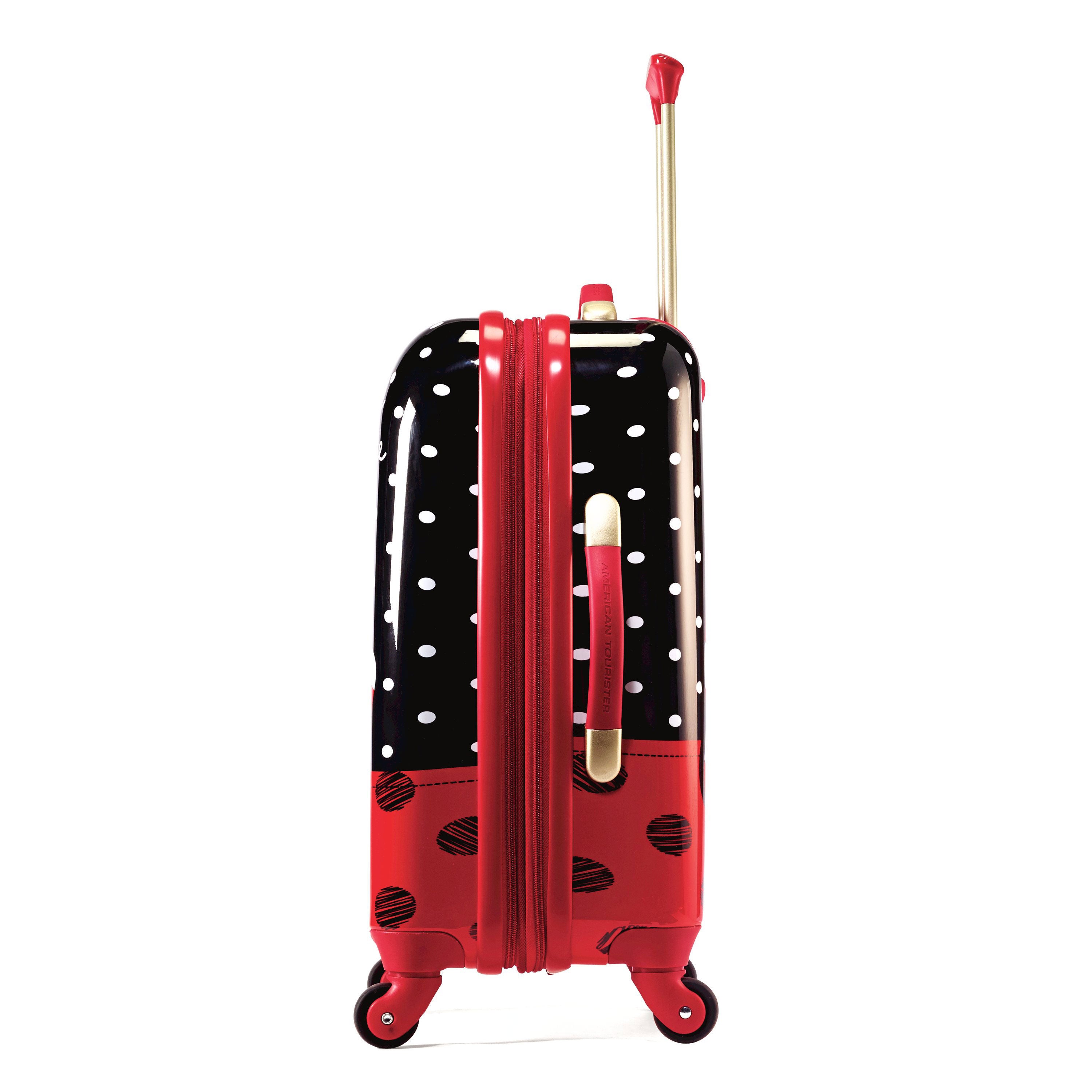 Disney Minnie Mouse 21" Hardside Spinner in the color Minnie Mouse Red Bow. image number 1