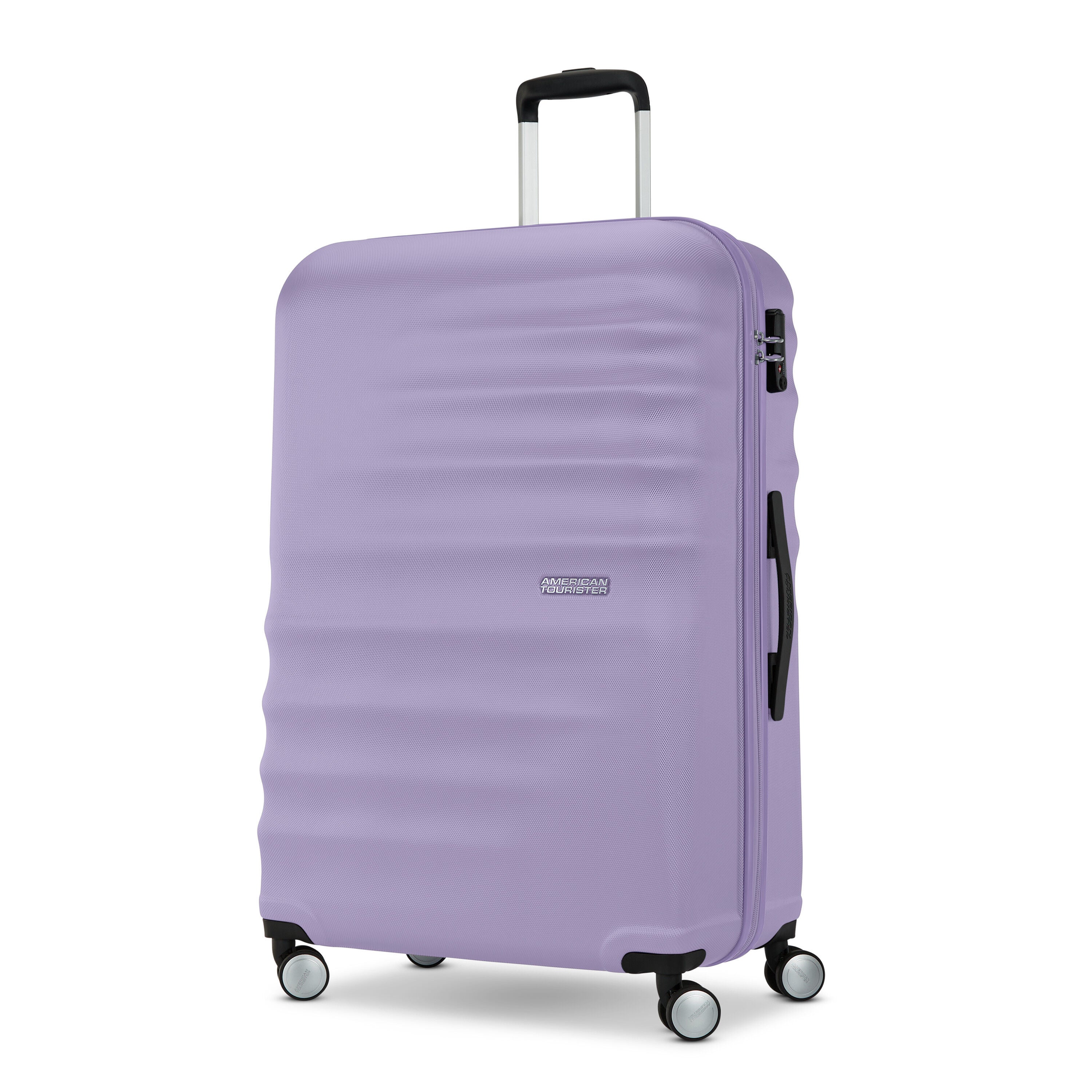 Wavebreaker Large Checked Spinner Hardside Luggage American Tourister