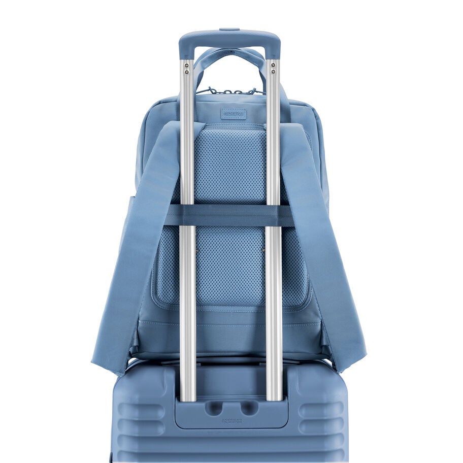 Stratum 3.0 Bale Handle Backpack in the color Elemental Blue. image number 5