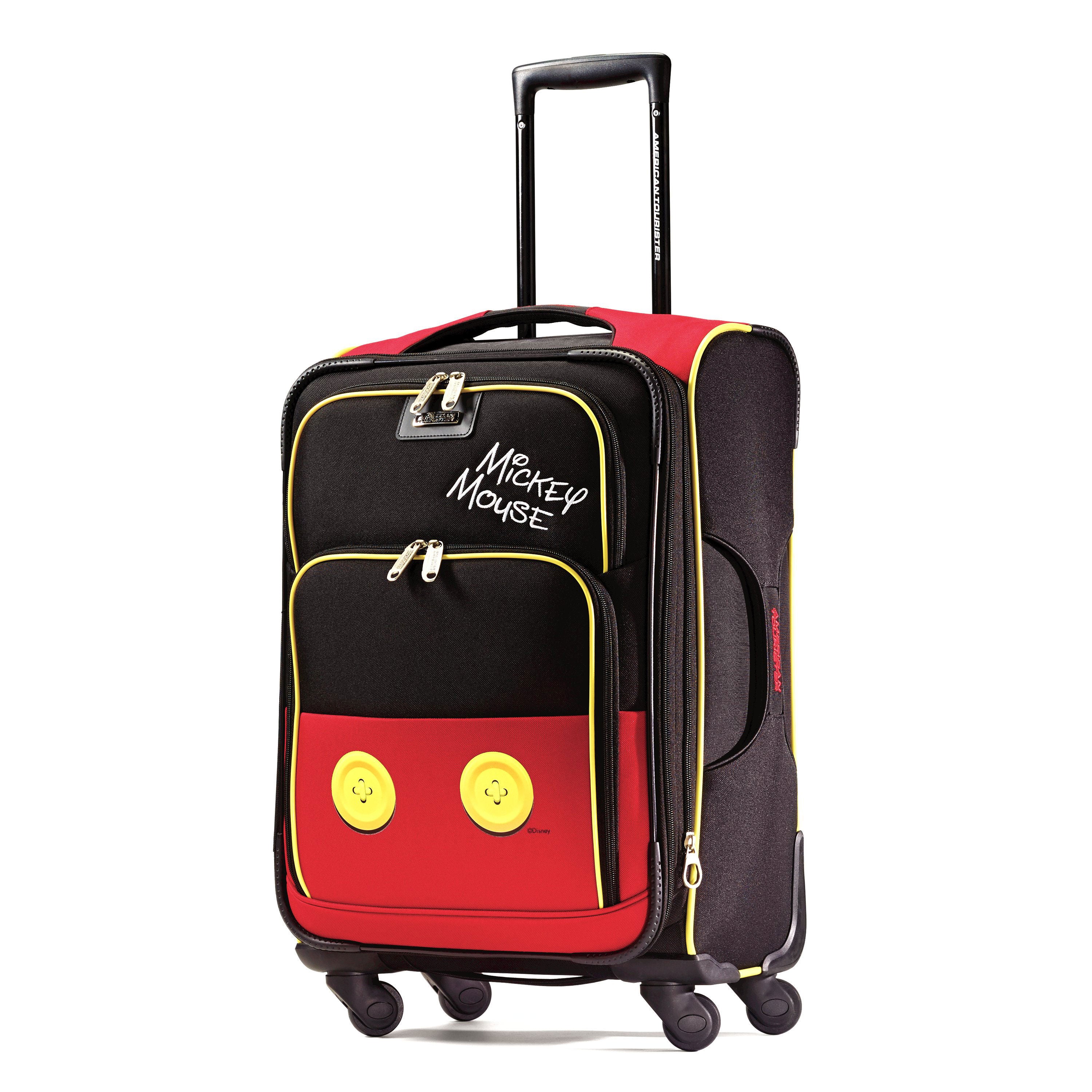 Disney Mickey Mouse 2 Piece Spinner Set Softside Luggage American Tourister