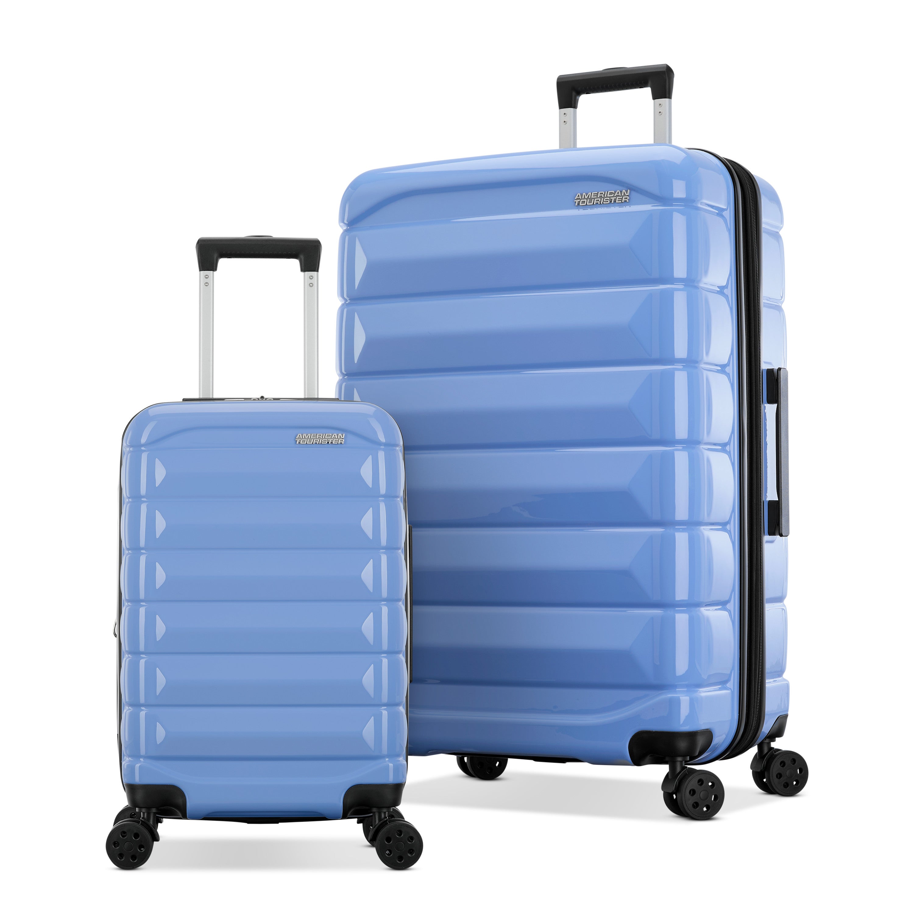 Kontour 2 Piece Spinner Set (CO/L) in Blue from American Tourister