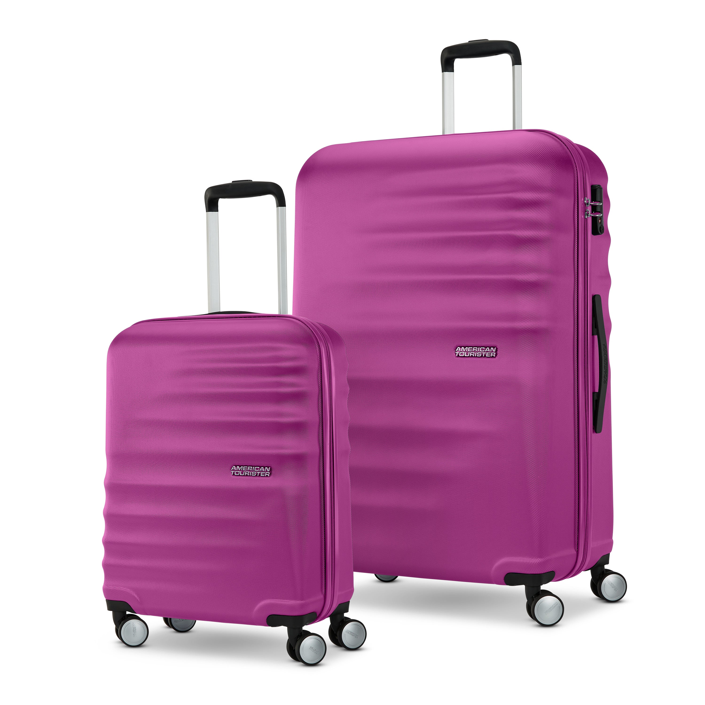 Wavebreaker 2 Piece Spinner Set (CO/L) in Purple from American Tourister