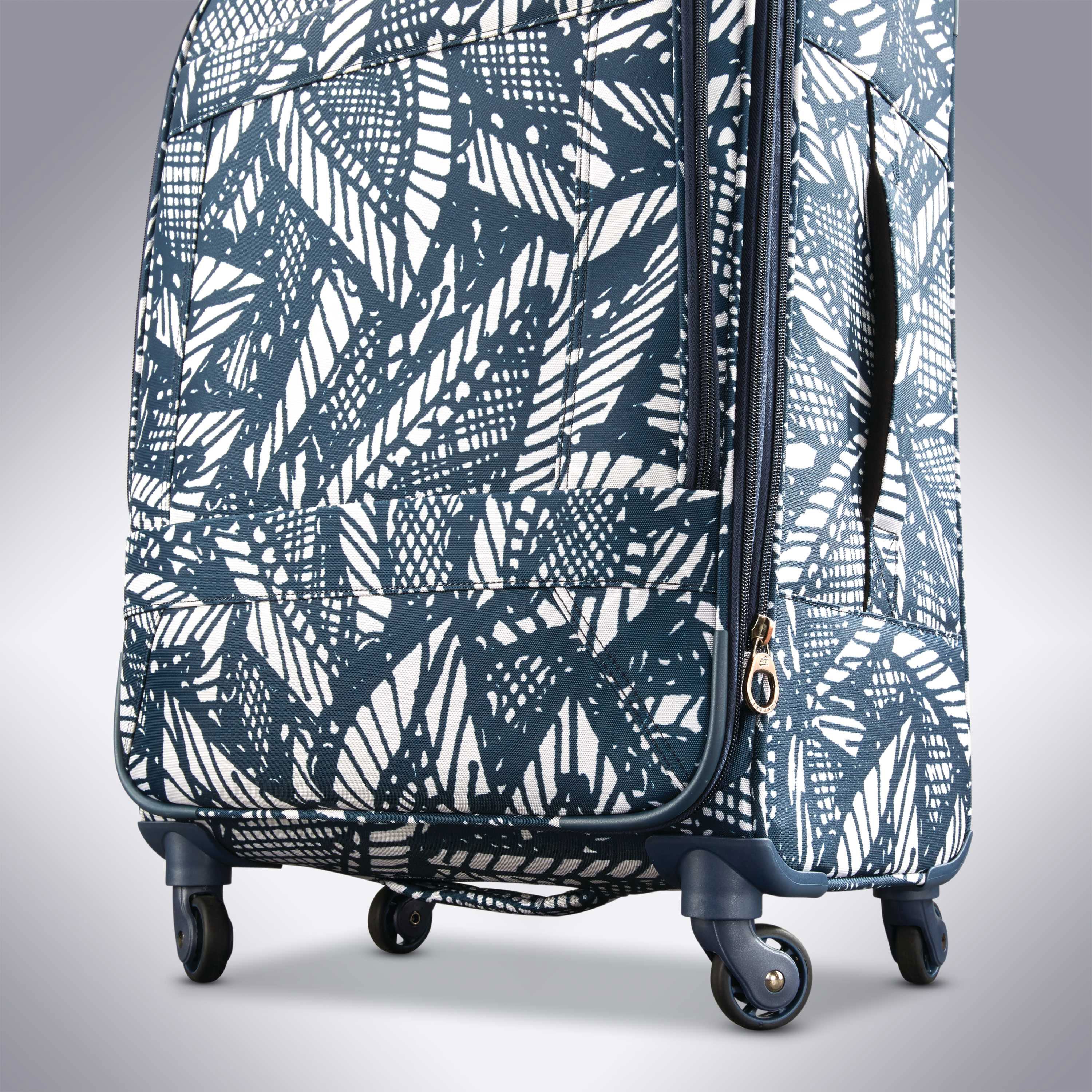American tourister floral exploratory rose gold