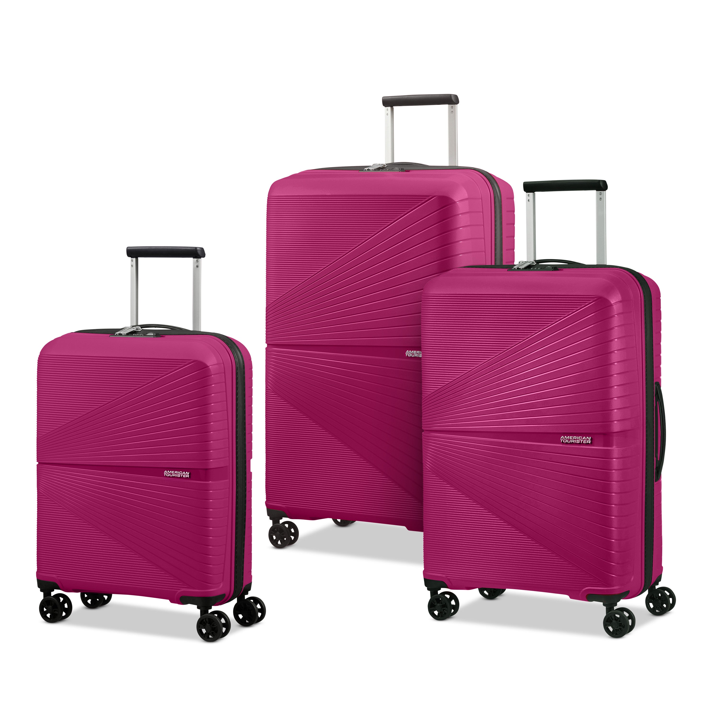 American tourister pink hard case deals