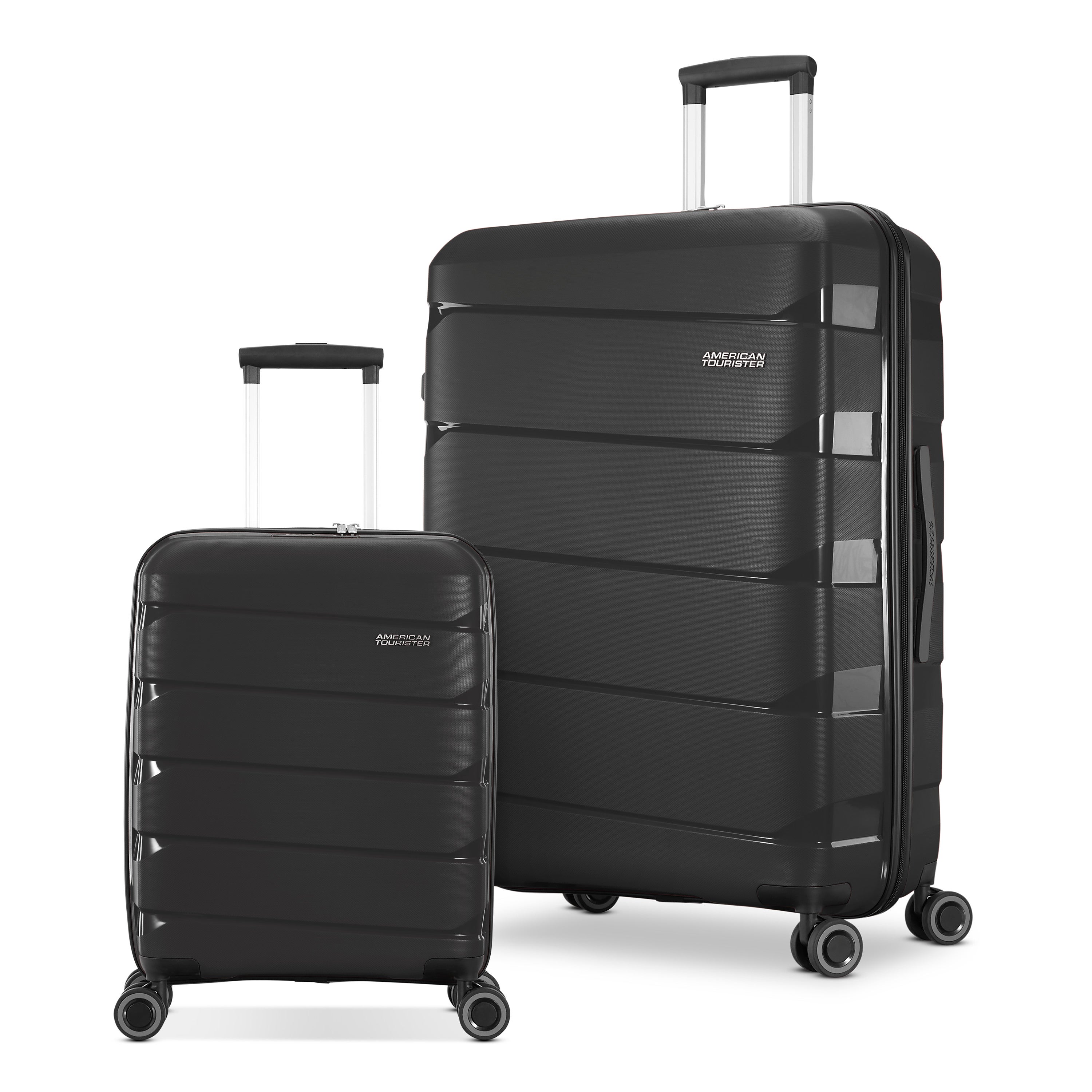 Air Move 2 Piece Spinner Set (CO/L) in Black from American Tourister