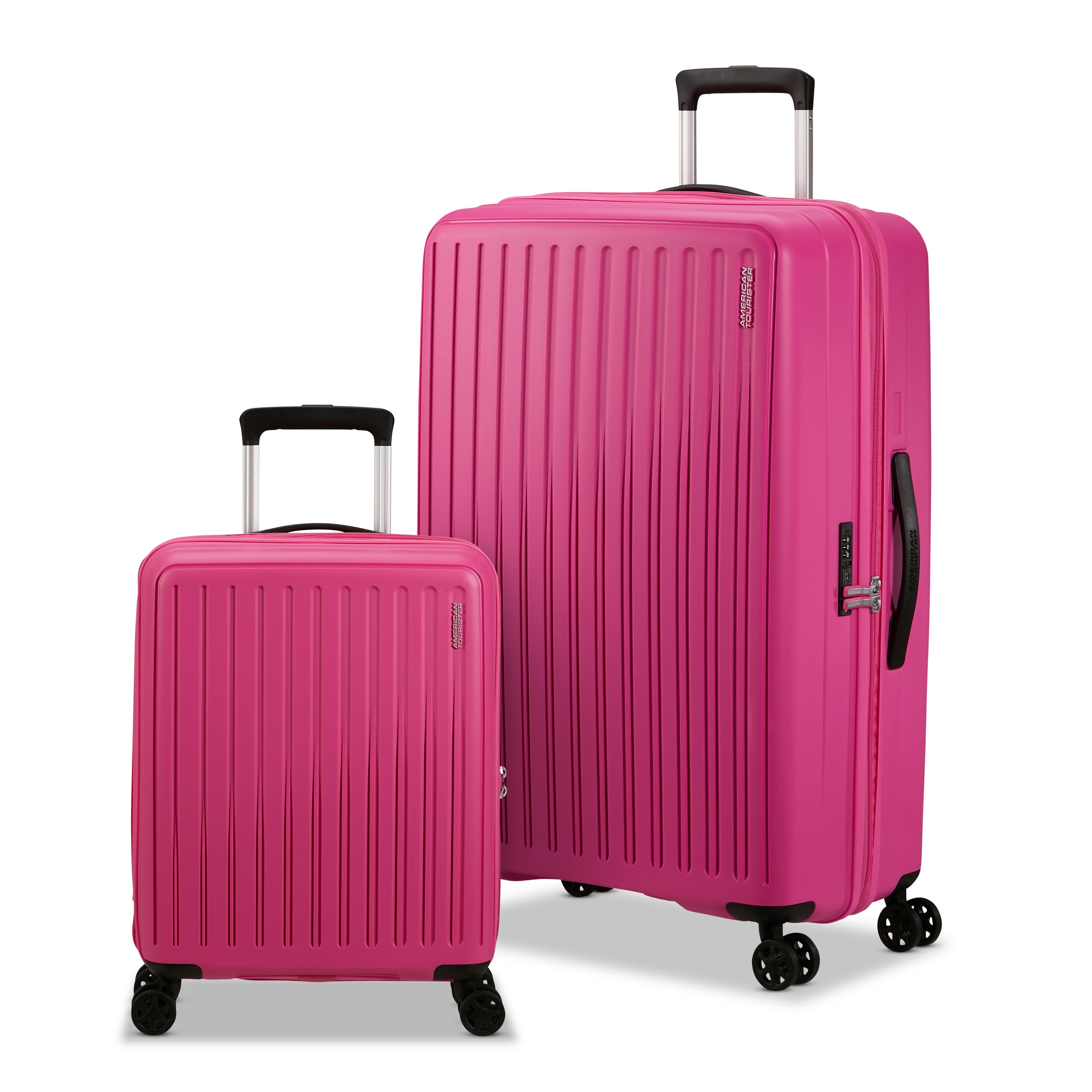 Rejoy 2 Piece Spinner Set (CO/L) in Pink from American Tourister