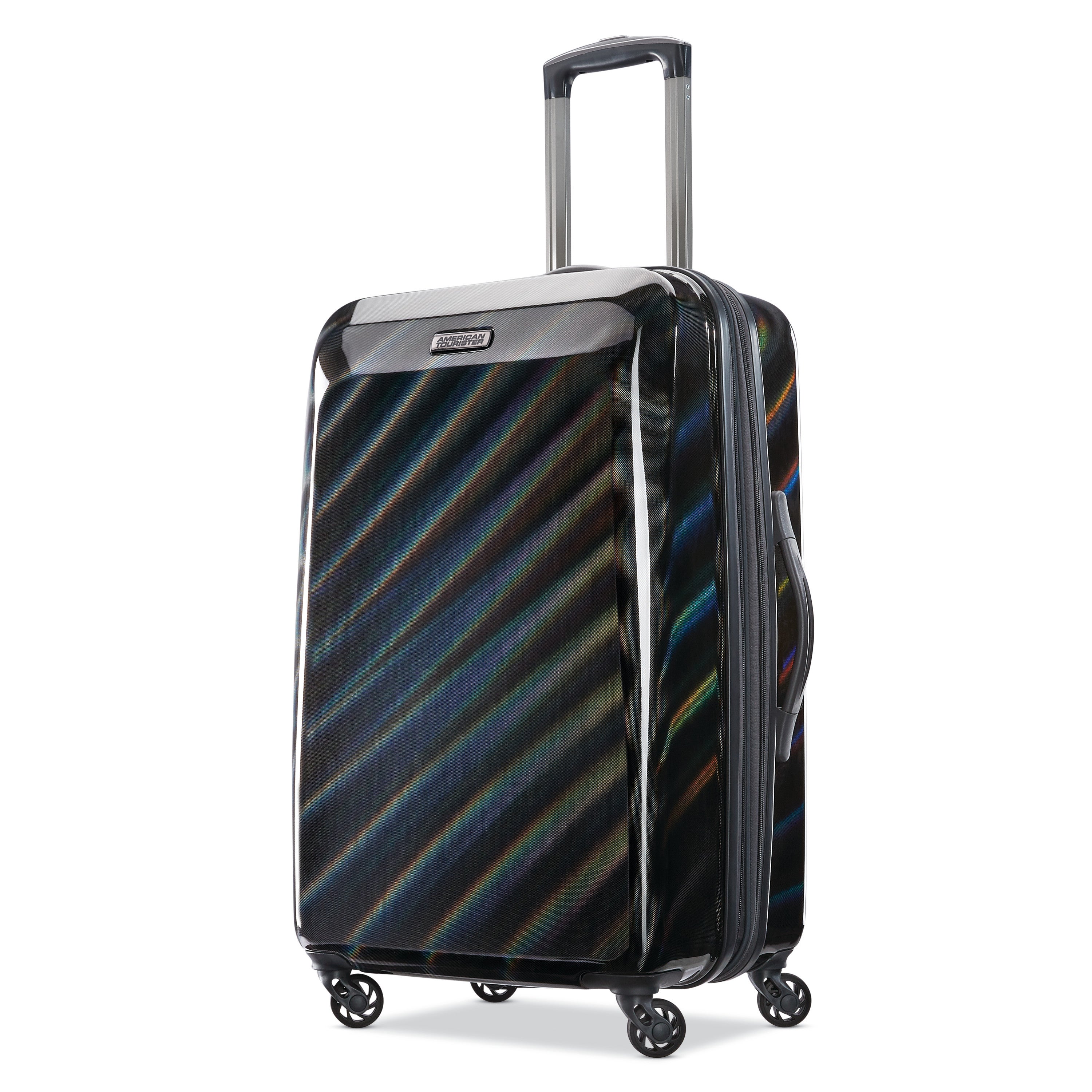 Moonlight Medium Checked Spinner Hardside Luggage American Tourister