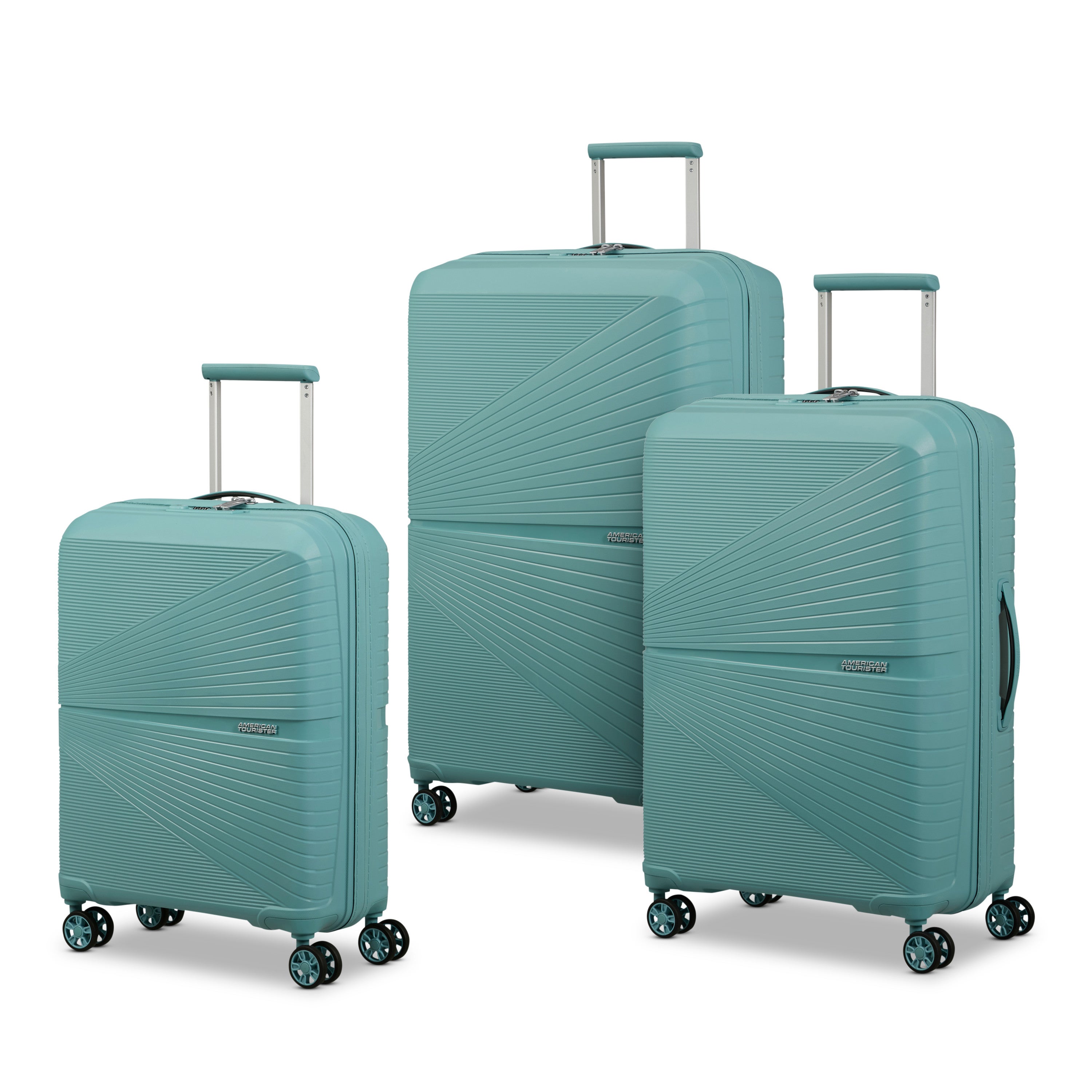 Airconic 3 Piece Spinner Set in Green from American Tourister