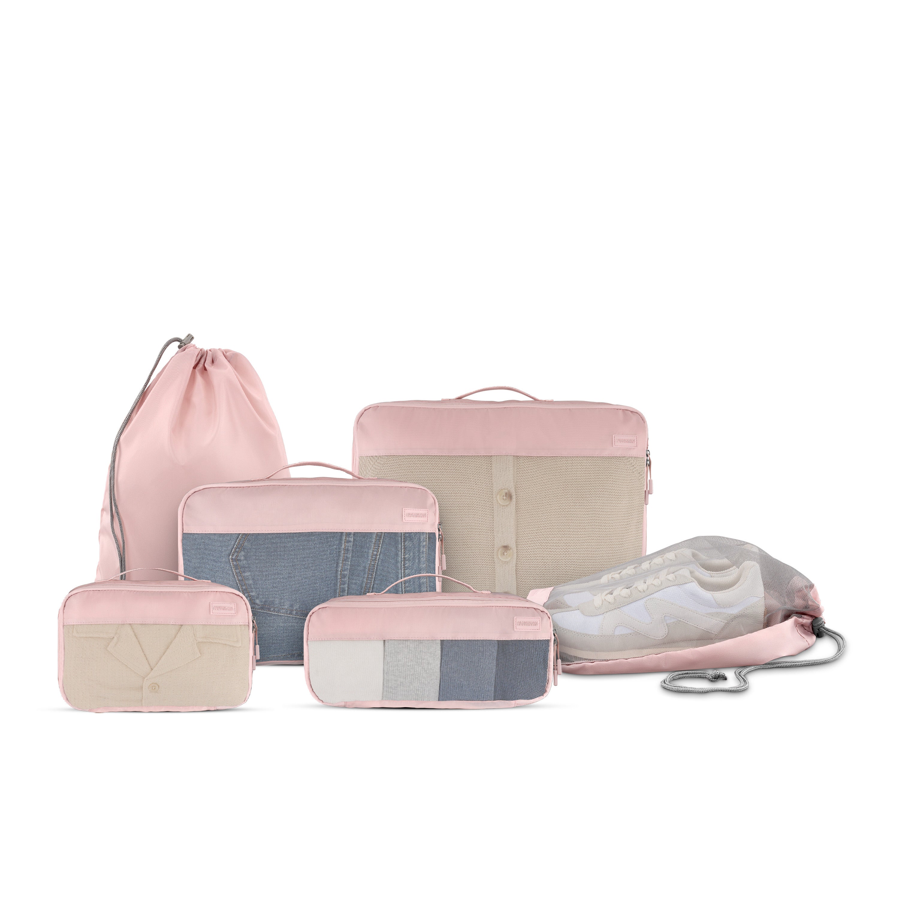 Stratum 3.0 6 Piece Packing Cubes from American Tourister
